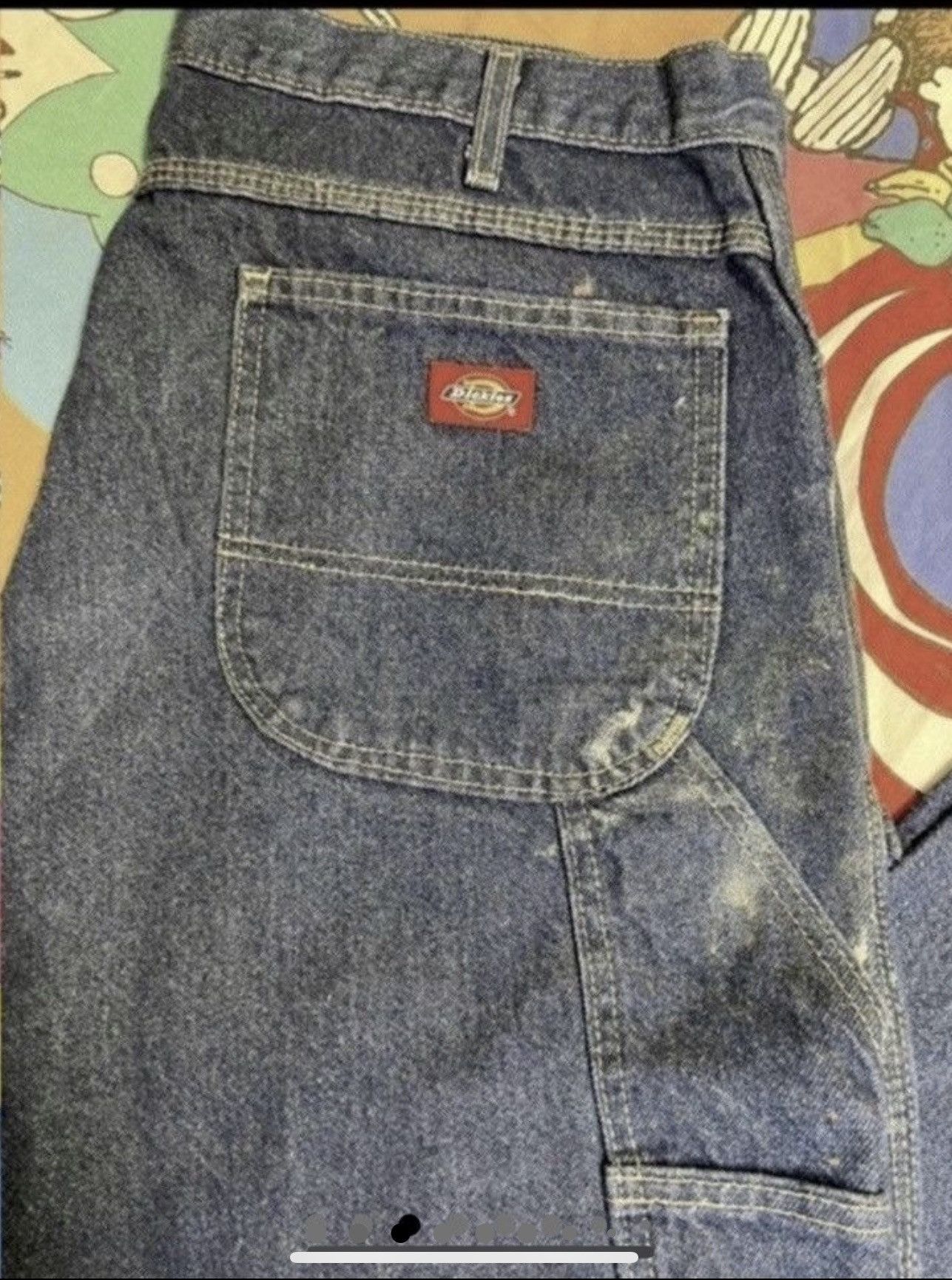 Dickies ***FINAL DROP***RARE DICKIES PAINT SPLATTER WIDE DENIM 38 Size US 38 / EU 54 - 3 Thumbnail
