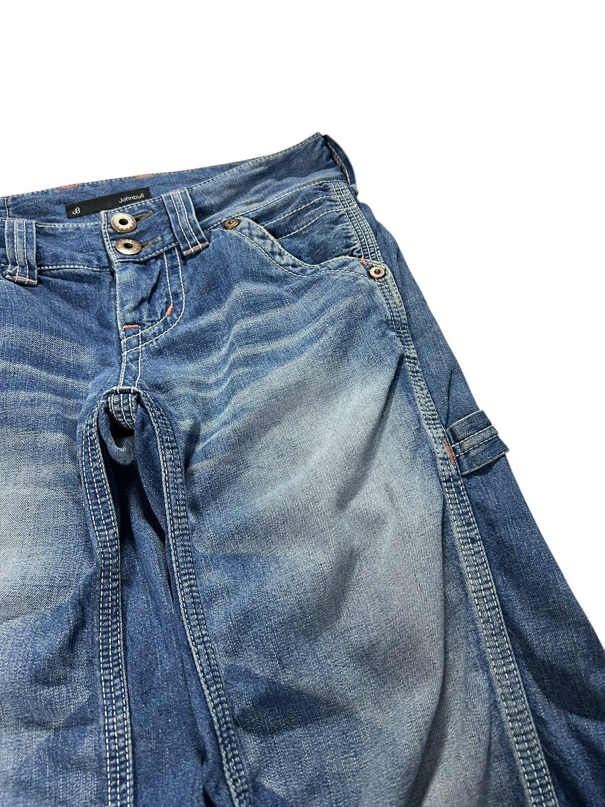 If Six Was Nine × Johnbull × KOJIMA GENES Vintage John Bull Worker Denim Pants Very Rare Size 28" / US 6 / IT 42 - 6 Thumbnail