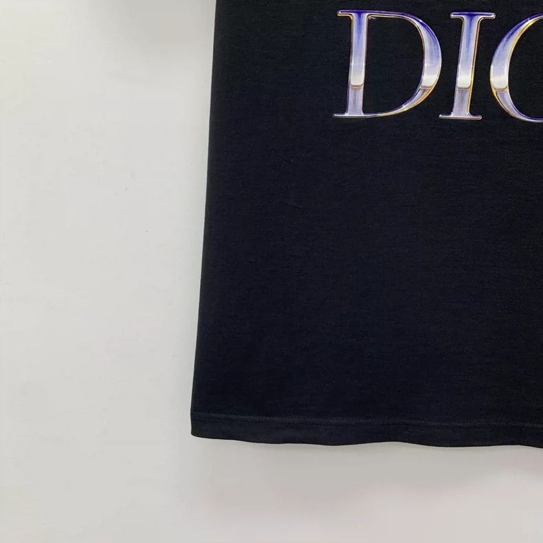 Dior Dior Black floral dinosaur print cotton round-neck short-sl Size US M / EU 48-50 / 2 - 4 Thumbnail