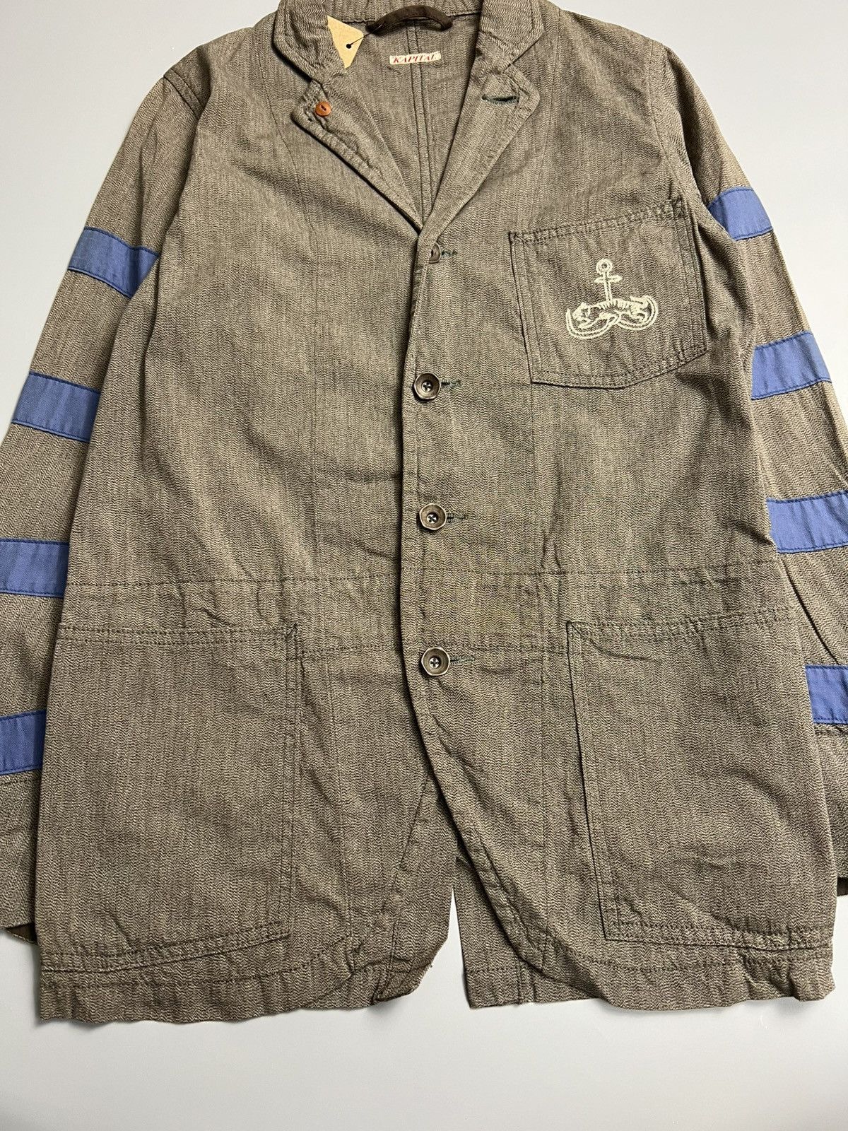 Kapital × Kapital Kountry × Vintage Vintage 2000s Kapital USN Salt&Pepper Coat Size US S / EU 44-46 / 1 - 4 Thumbnail