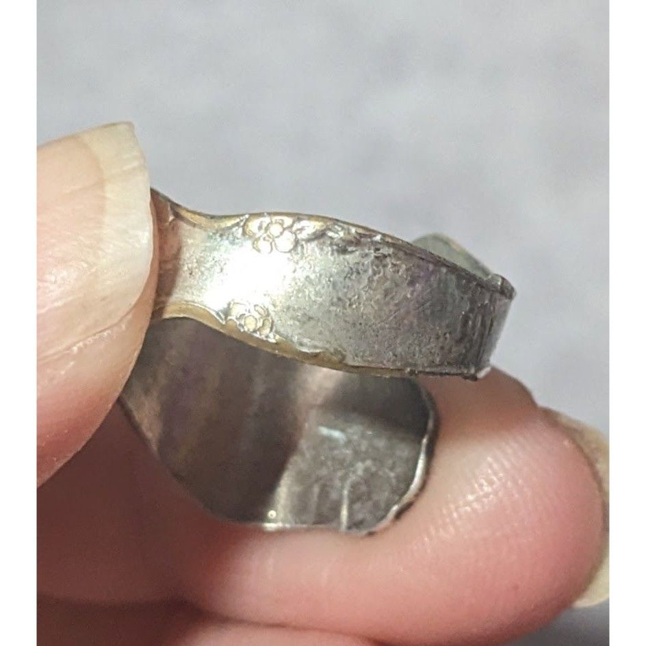 Other Vintage Sarah Coventry Silver Tone Spoon Wrap Ring Size 6 3/ Size ONE SIZE - 5 Thumbnail