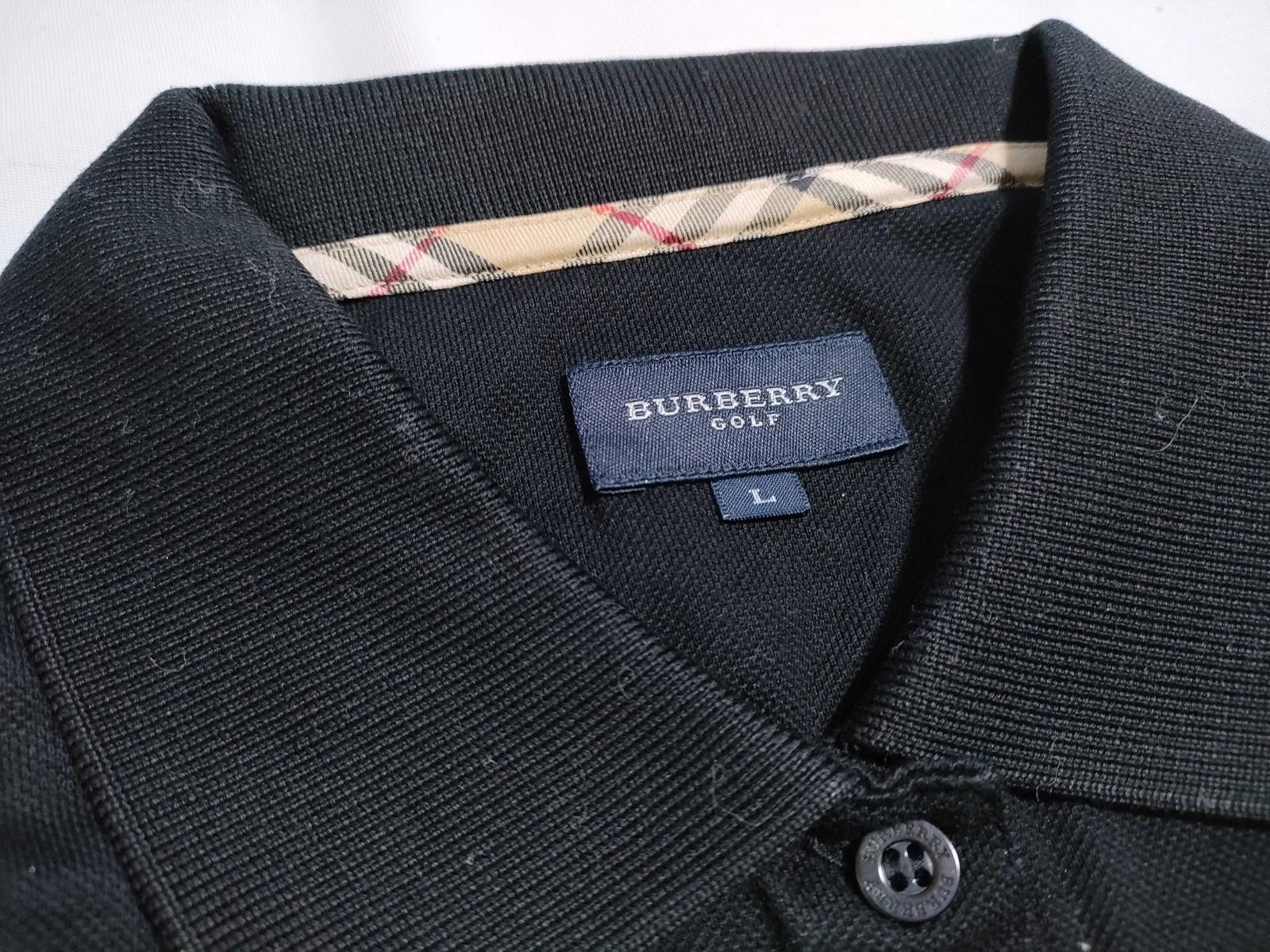 Burberry Burberry Golf Long Sleeve Black Polo Size US L / EU 52-54 / 3 - 3 Thumbnail
