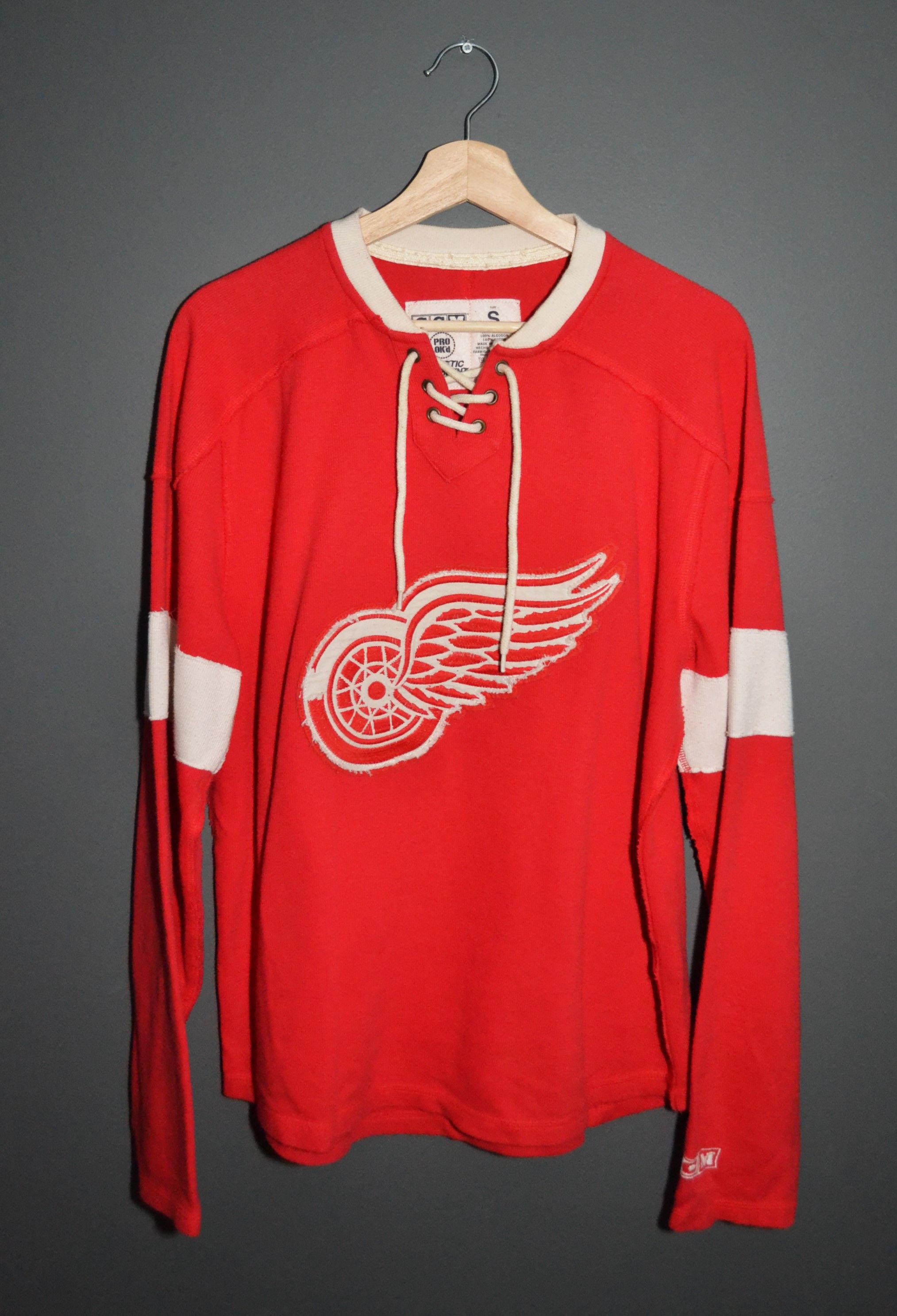 Ccm NHL CCM Reebok Detroit Red Wings Hockey S Lace Up Size US S / EU 44-46 / 1 - 2 Thumbnail