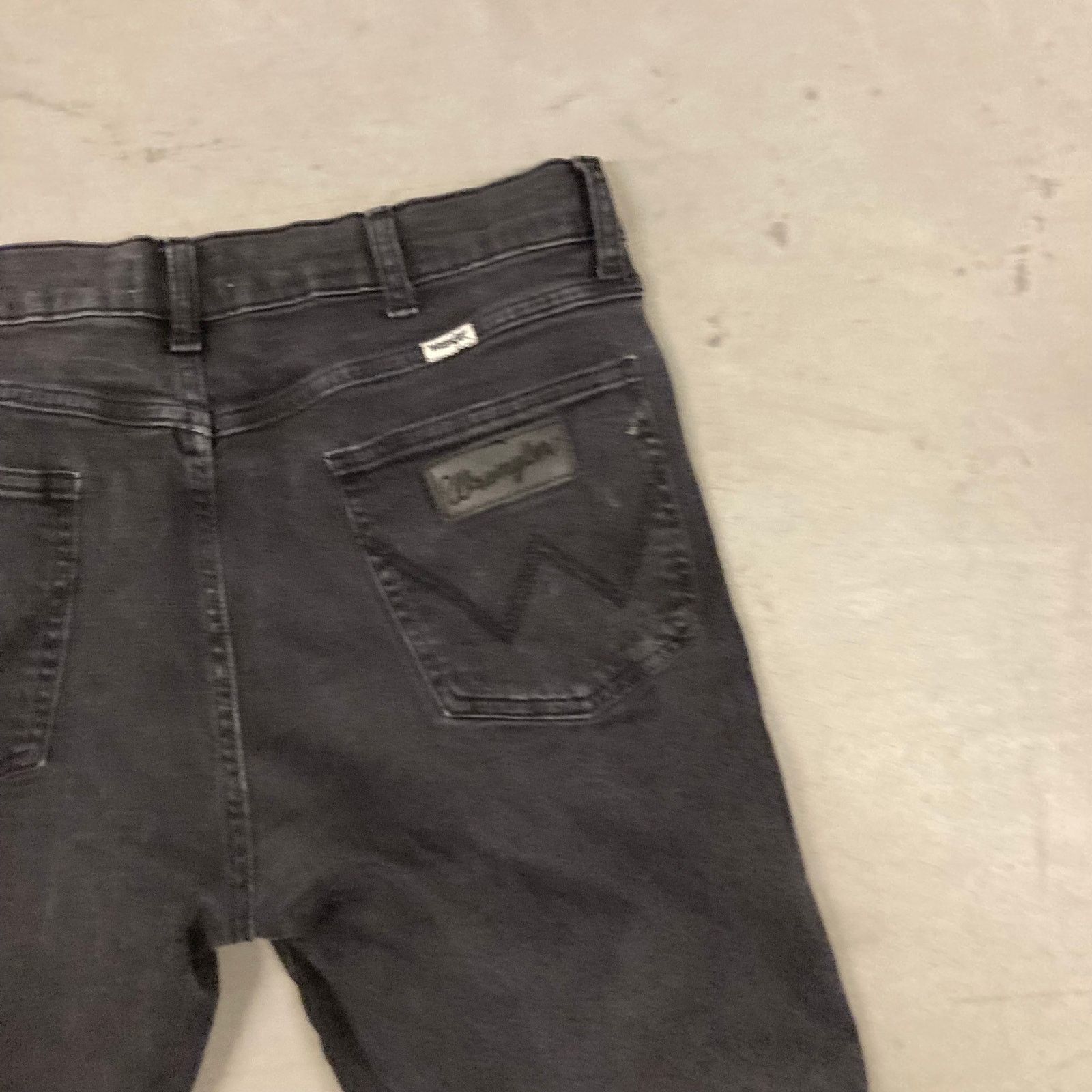 Vintage × Wrangler Y2K faded wrangler black Jeans 34x34 Size US 34 / EU 50 - 3 Thumbnail