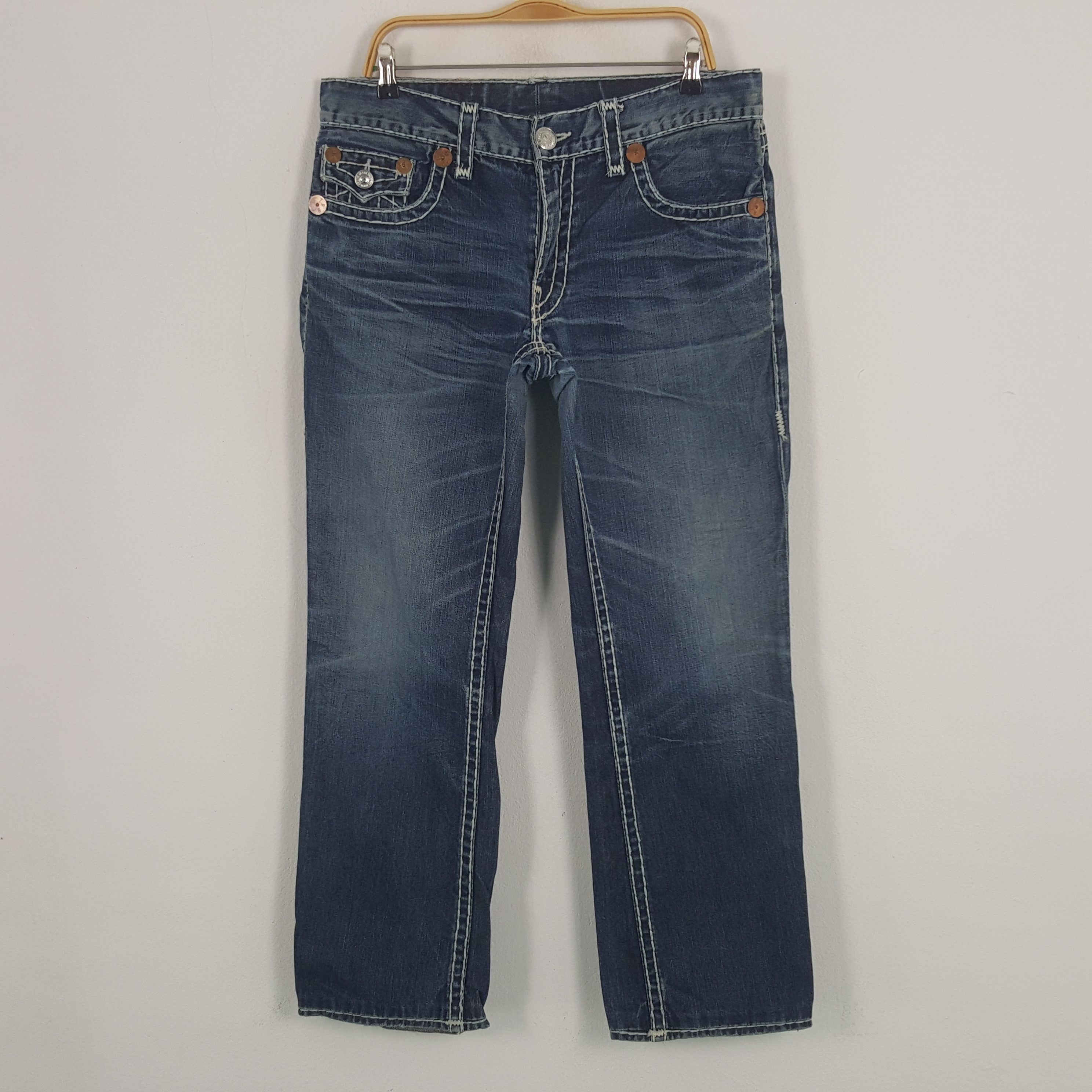 True Religion × Vintage Vintage True Religion BILLY SUPER T Denim Jeans Size US 35 - 1 Thumbnail