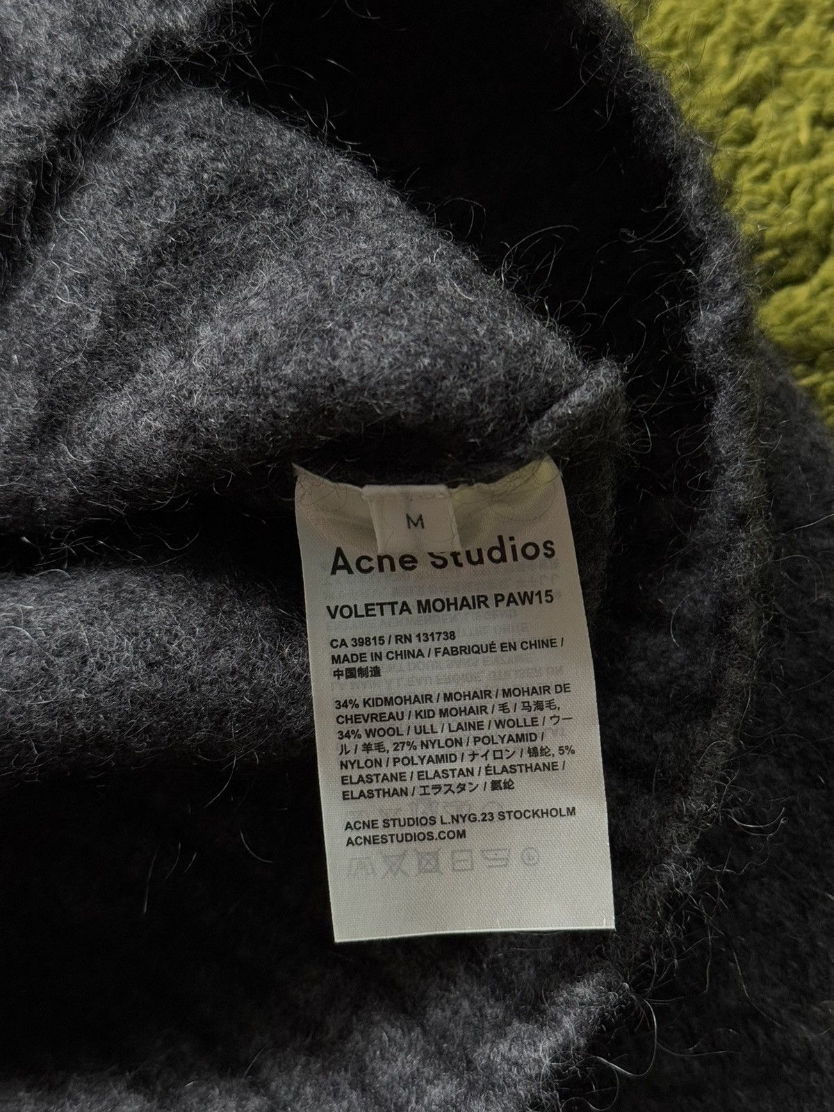 Acne Studios Acne Studios mohair + wool blend turtleneck sweater Size M / US 6-8 / IT 42-44 - 6 Thumbnail