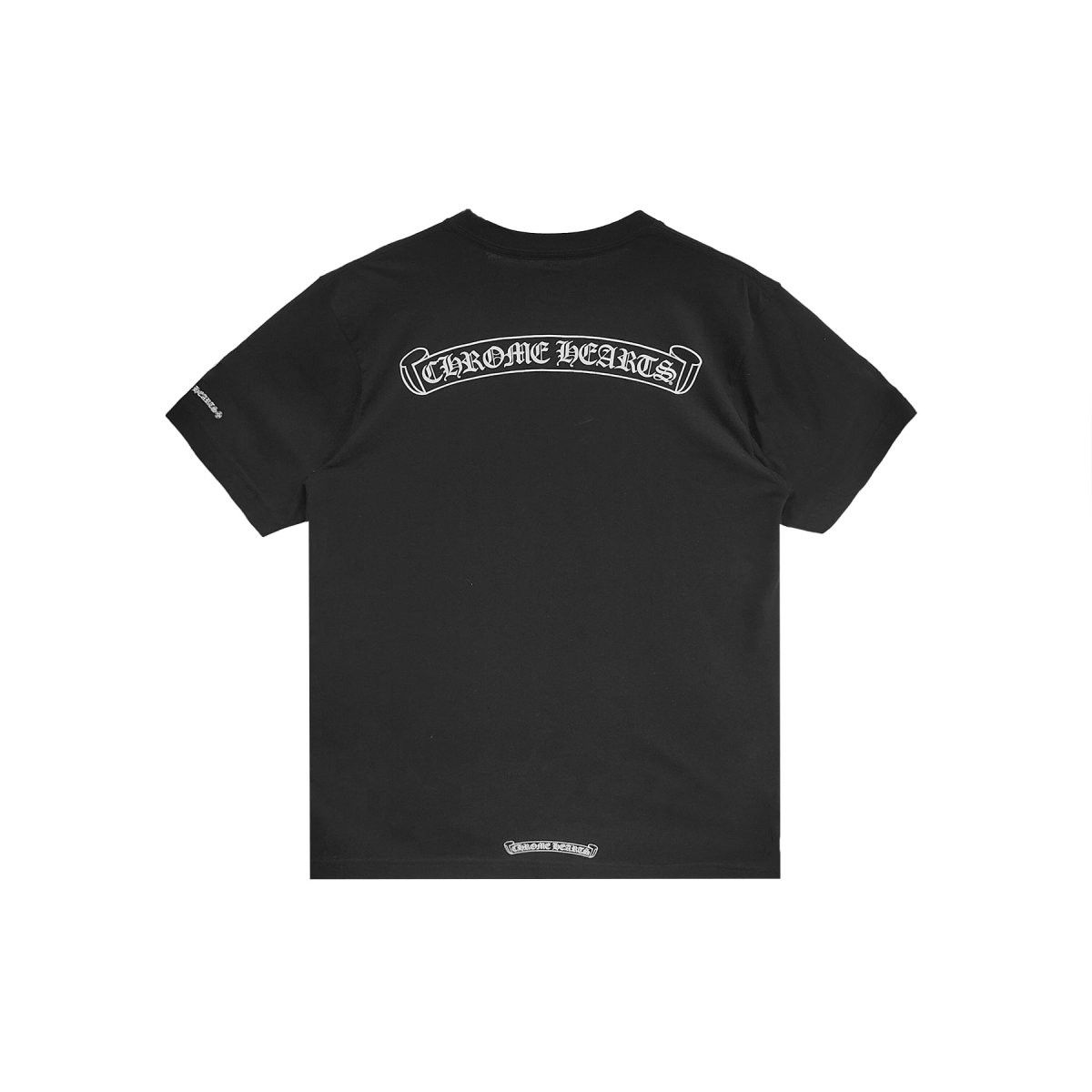 Chrome Hearts Chrome Hearts Scroll Label Black Short Sleeve T-Shirt Tee Size M / US 6-8 / IT 42-44 - 2 Thumbnail