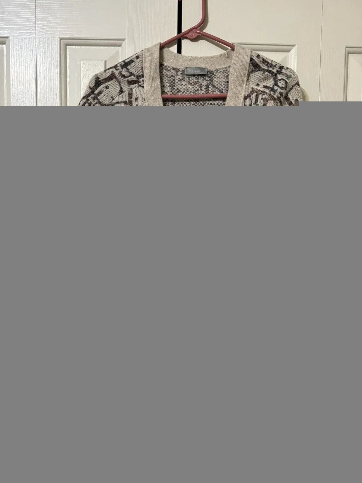 Dior Dior Wool Oblique Jacquard Cardigan Size US L / EU 52-54 / 3 - 4 Thumbnail