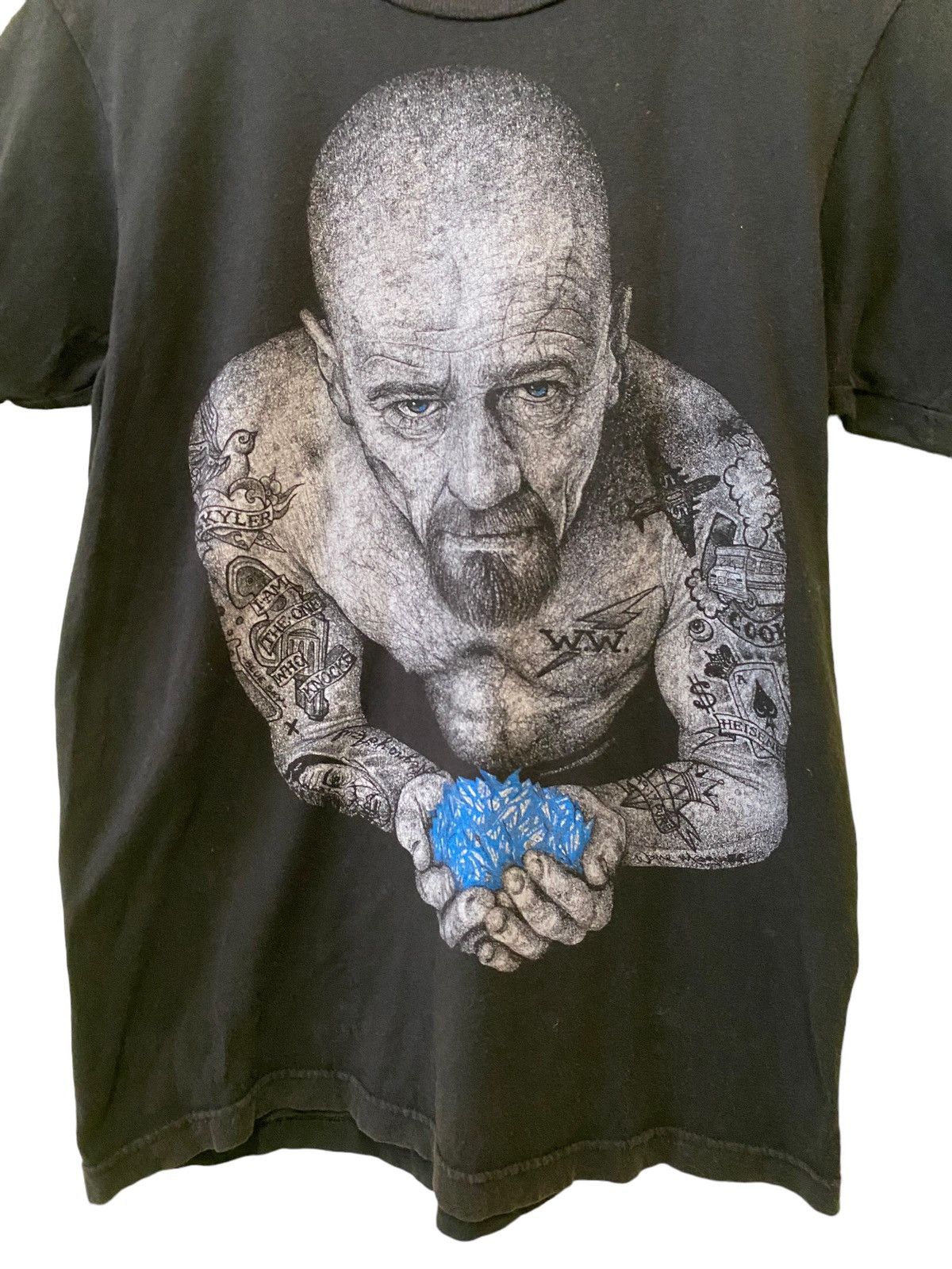 Vintage Rare Tattoo Man Photo Black Market Art Distressed Tshirt Size US S / EU 44-46 / 1 - 6 Thumbnail