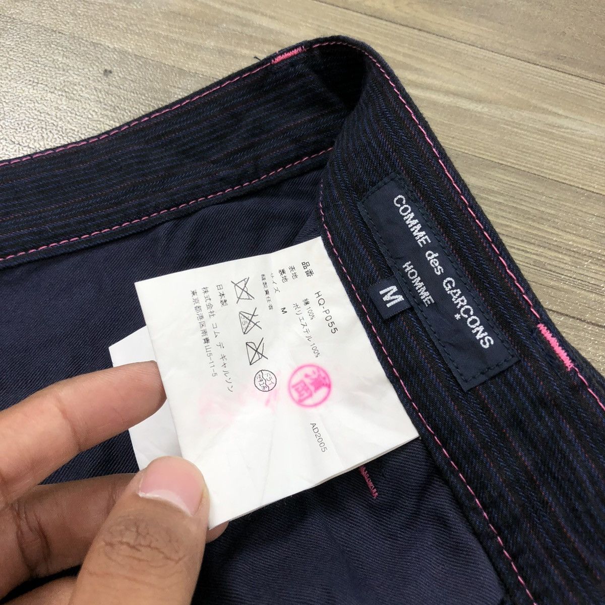 Comme des Garcons × Comme des Garcons Homme × Comme des Garcons SHIRT 🇯🇵 Comme Des Garcons Homme CDG Striped Pants Size US 31 - 10 Thumbnail