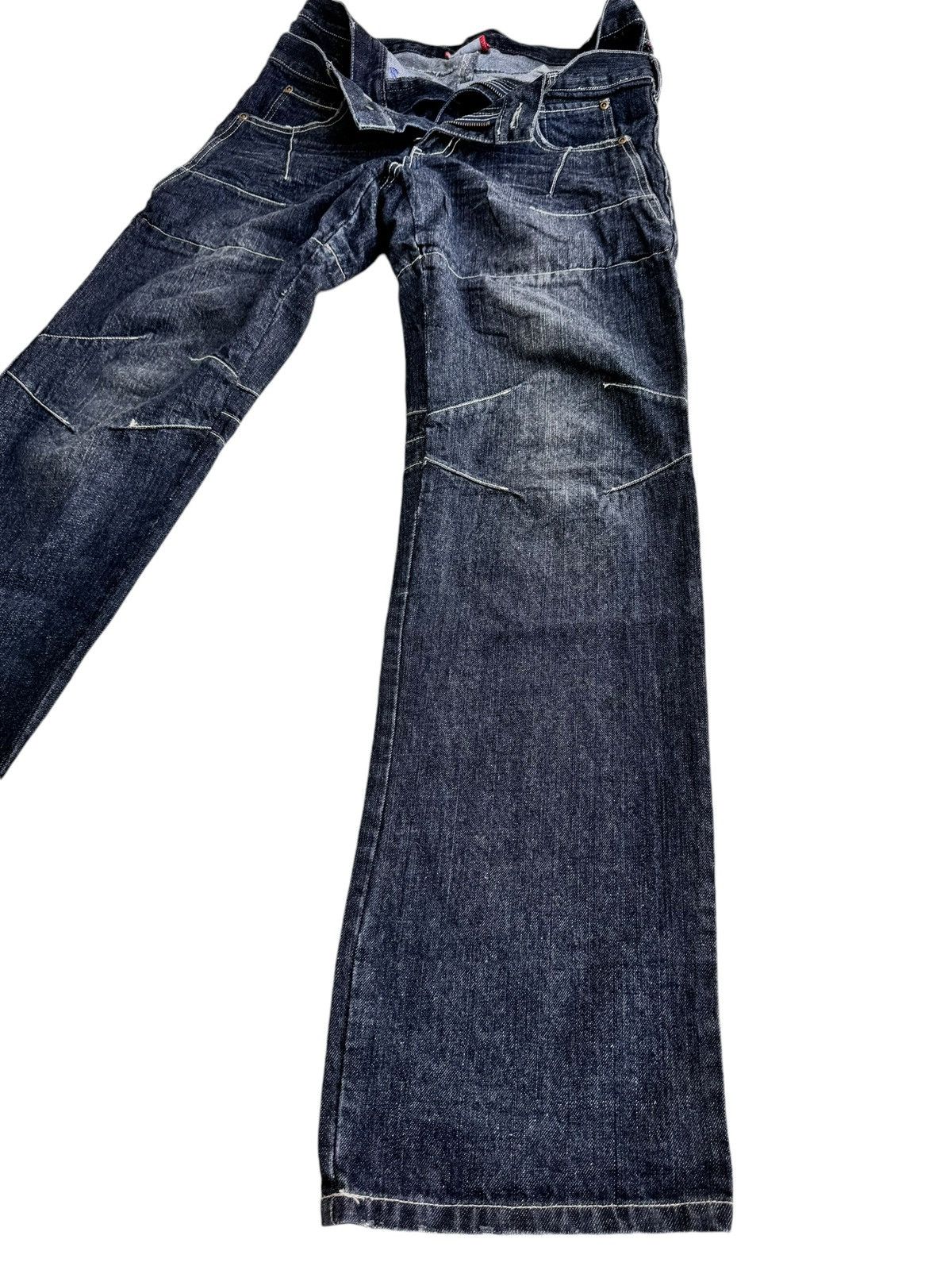 Japanese Brand × Tornado Mart Japanese Brand Gumo International Double Waist Jeans Size US 32 / EU 48 - 3 Thumbnail