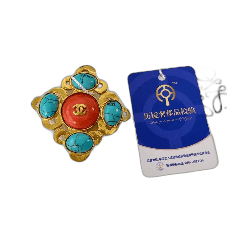 Chanel Chanel Vintage Double C Brooch Rare Style Size ONE SIZE - 1 Thumbnail