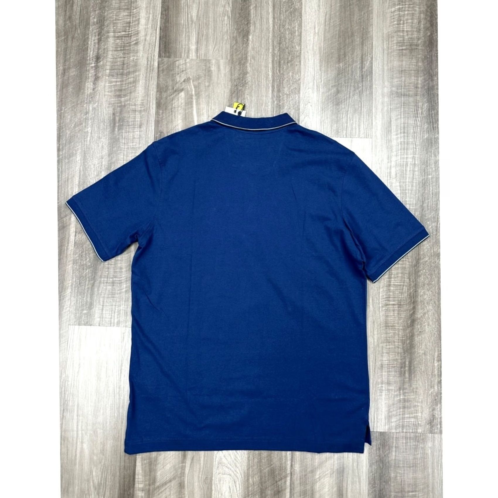 Robert Graham Robert Graham Rossi Skull and Rose Logo Navy Classic Fit Polo - Large Men Shirt Size US L / EU 52-54 / 3 - 3 Thumbnail