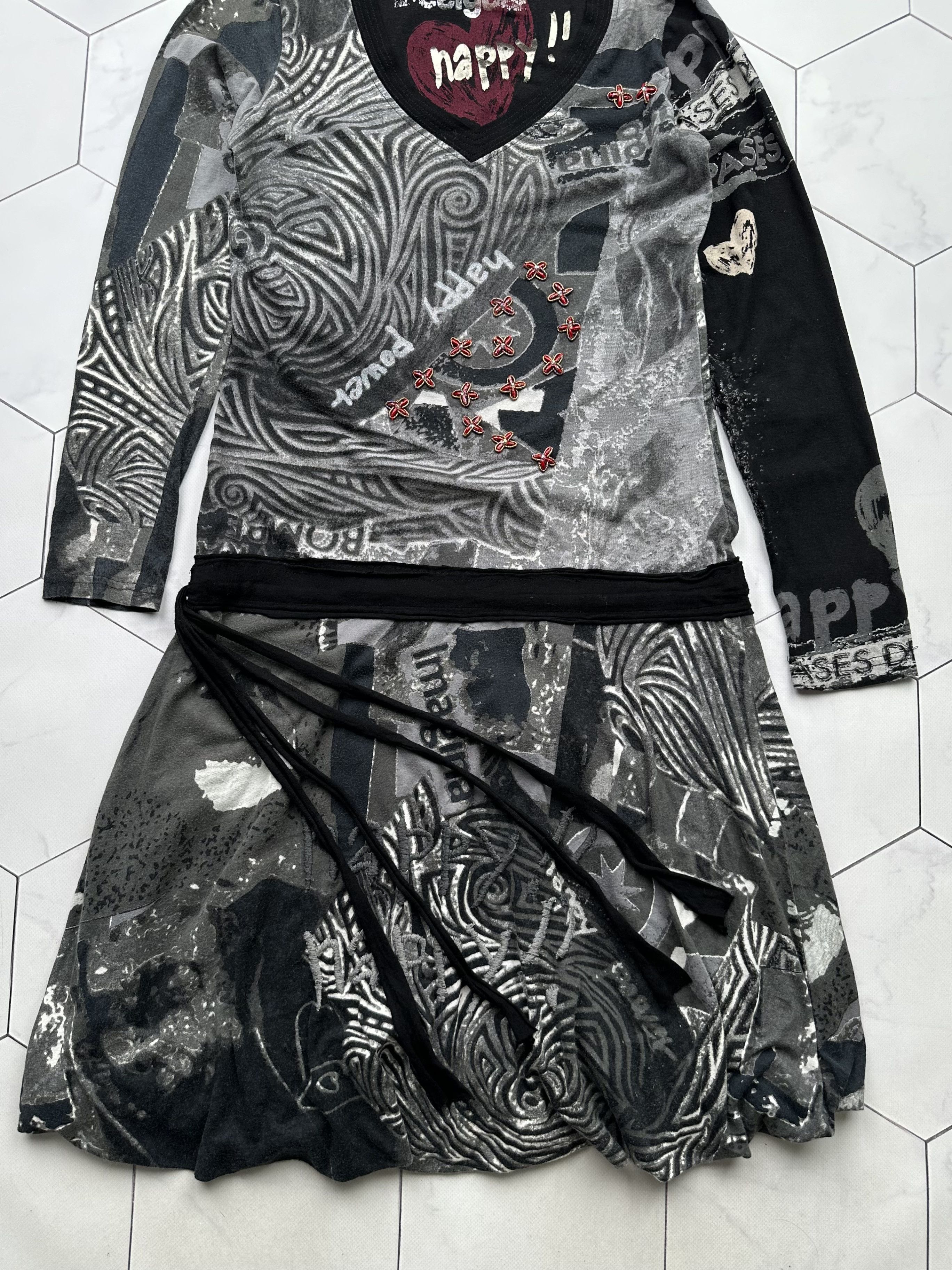 Desigual Desigual Vintage Printed Dress (B160) Size S / US 4 / IT 40 - 3 Thumbnail