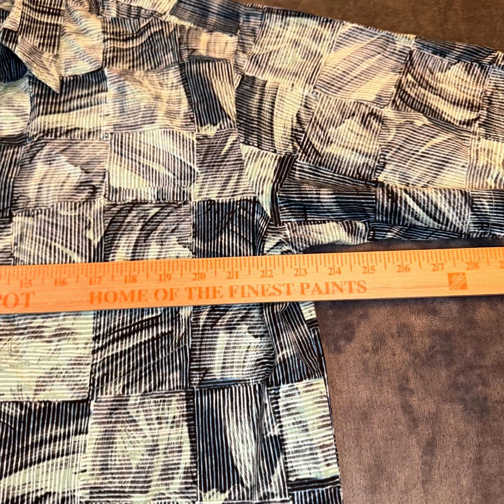 Tori Richard Tori Richard Aloha Shirt Mens Large Blue Geometric Print Cotton Button Up Size US L / EU 52-54 / 3 - 5 Thumbnail