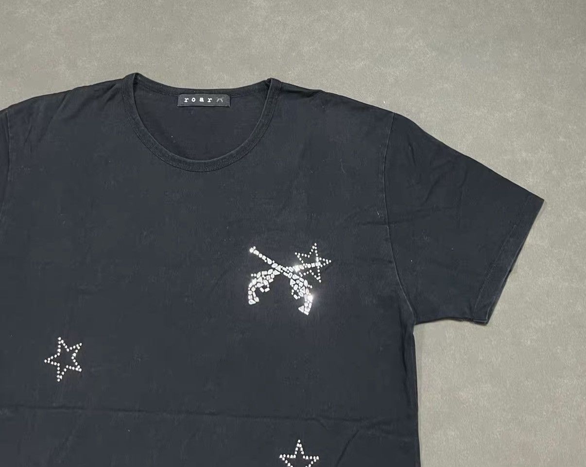roarguns ROAR GUNS Rhinestone Embellished Short Sleeve T-shirt J16 Size US L / EU 52-54 / 3 - 4 Thumbnail