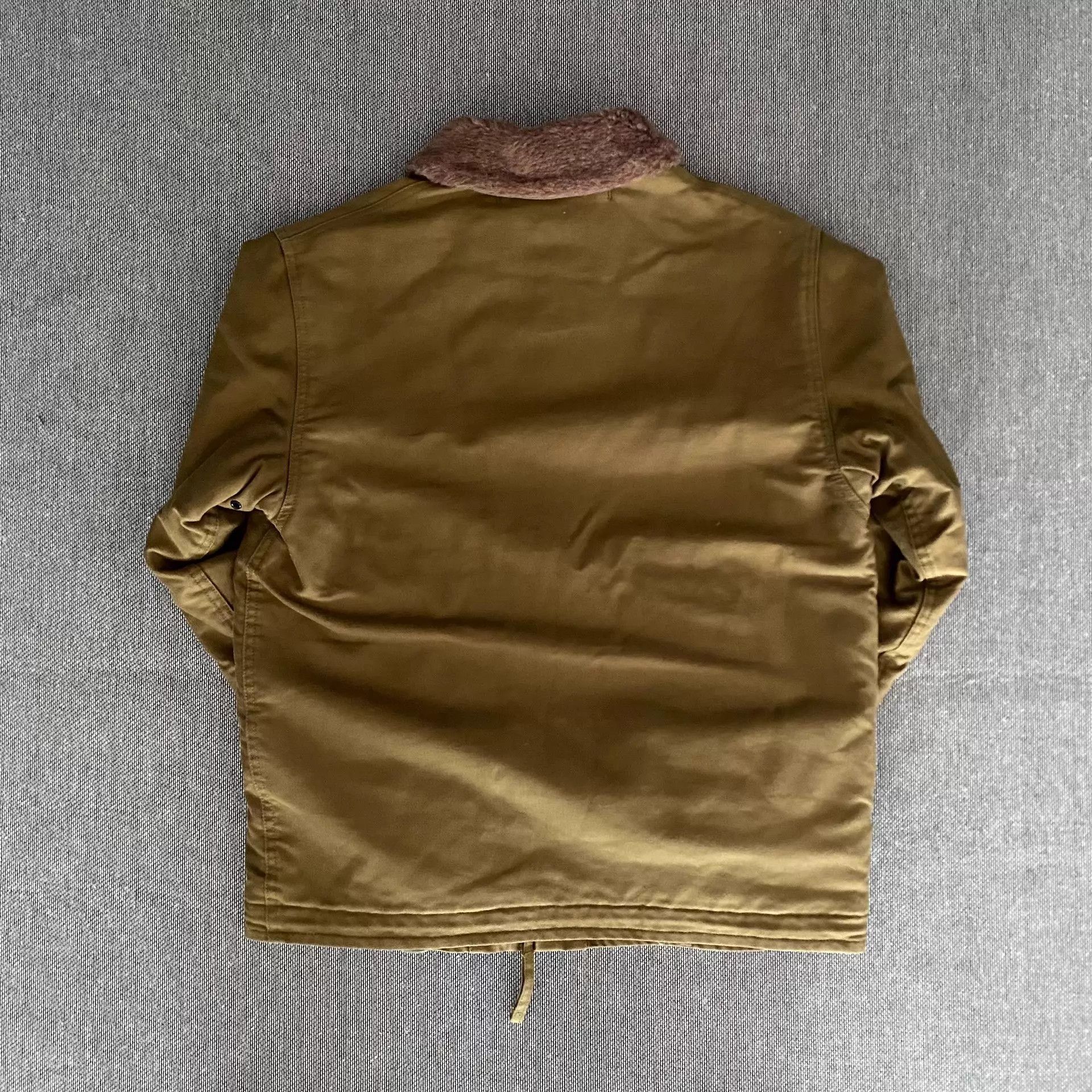 TOYS McCOY Toys Mccoy N1 USN Navy Canvas Alpaca Lining Deck Jacket 38 Size US S / EU 44-46 / 1 - 2 Thumbnail