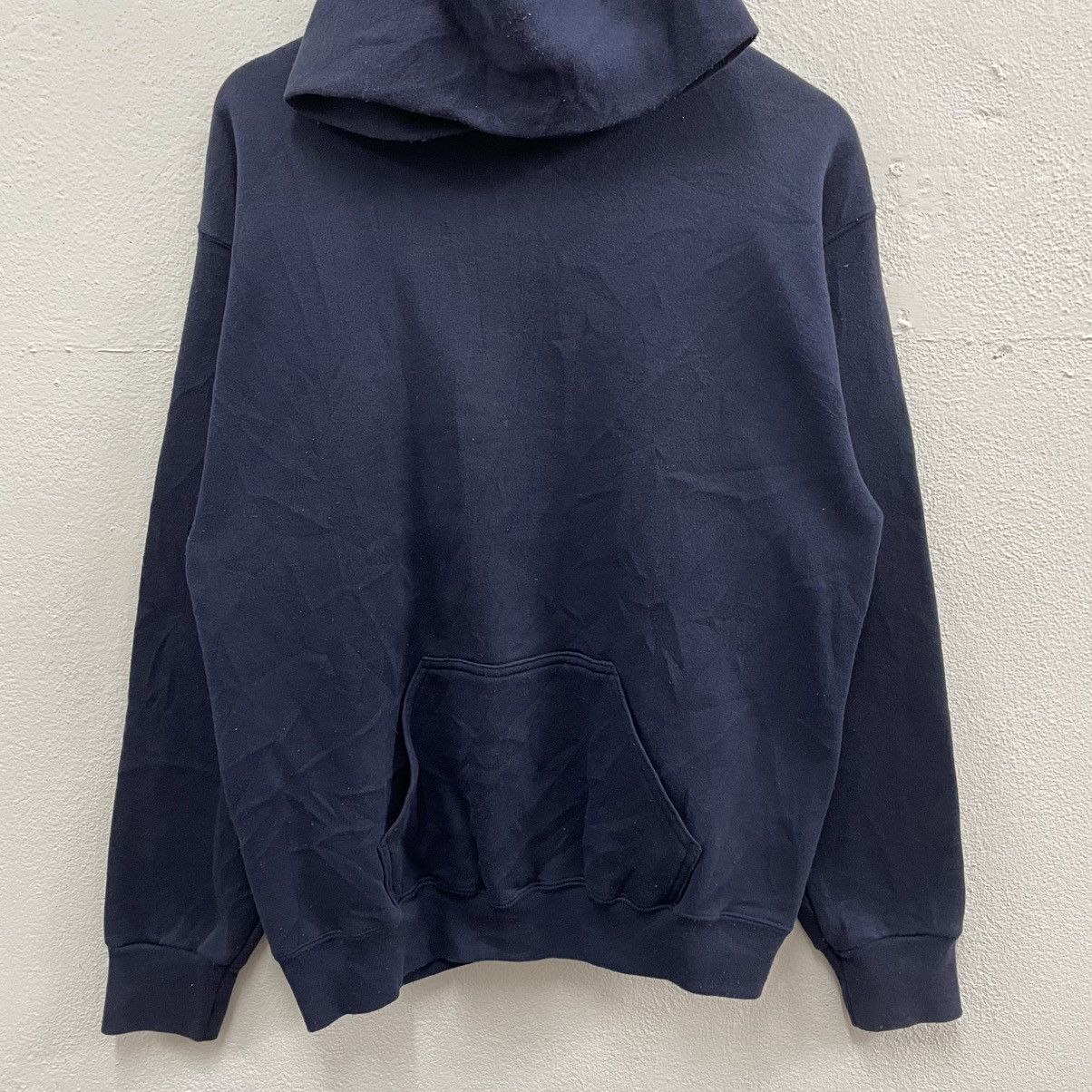 Tultex 🔥Vintage 90s Tultex Plain Minimalist Pullover Sweater Hoodie Size US M / EU 48-50 / 2 - 5 Thumbnail