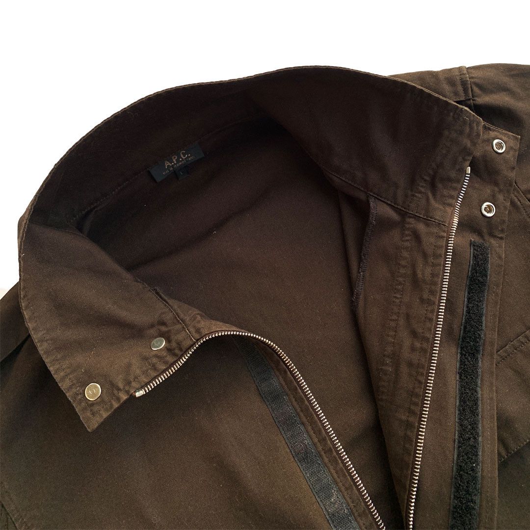 A.P.C. A.P.C (APC) - Cotton Canvas Field Jacket - Brown - L Size US L / EU 52-54 / 3 - 4 Thumbnail