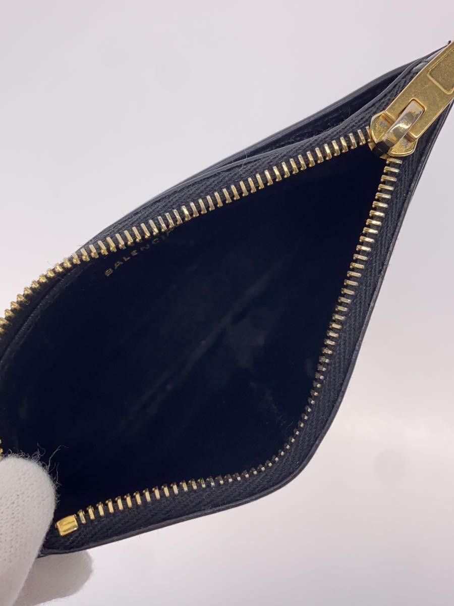 Balenciaga Balenciaga Leather Card Case Black Size ONE SIZE - 4 Thumbnail