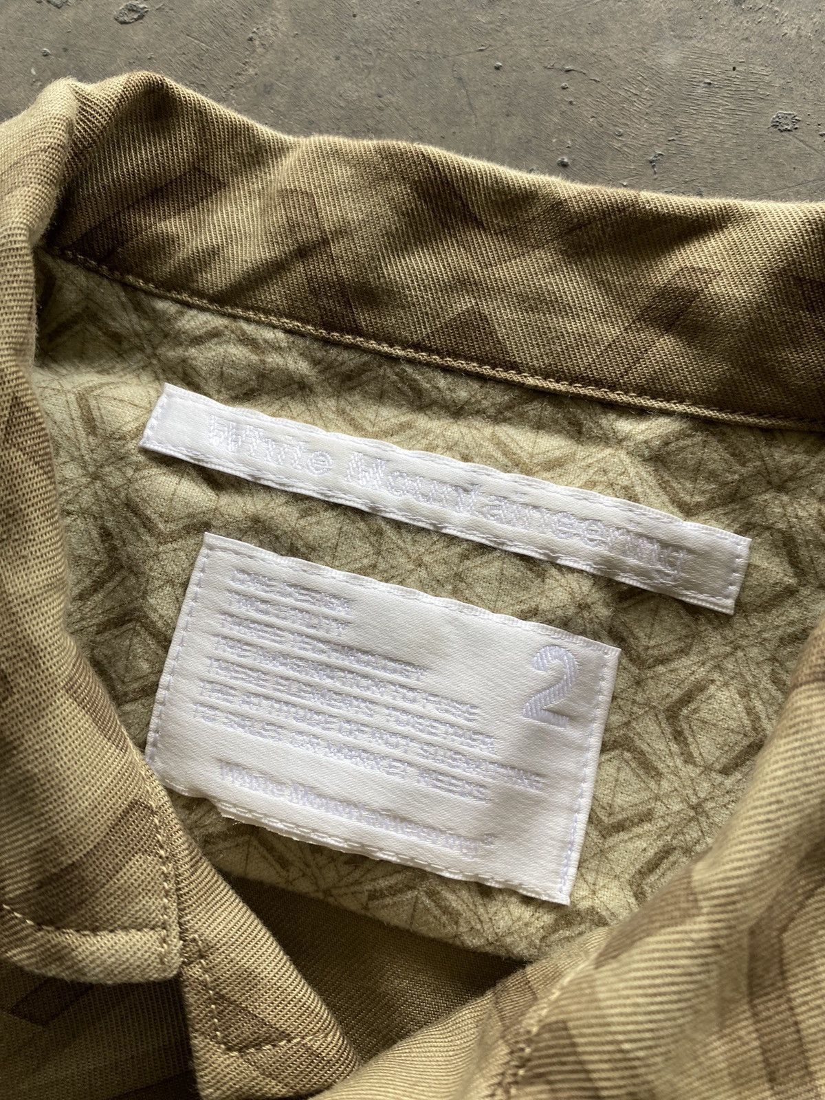 White Mountaineering White Mountaineering Pattern Shirt Size US M / EU 48-50 / 2 - 2 Thumbnail