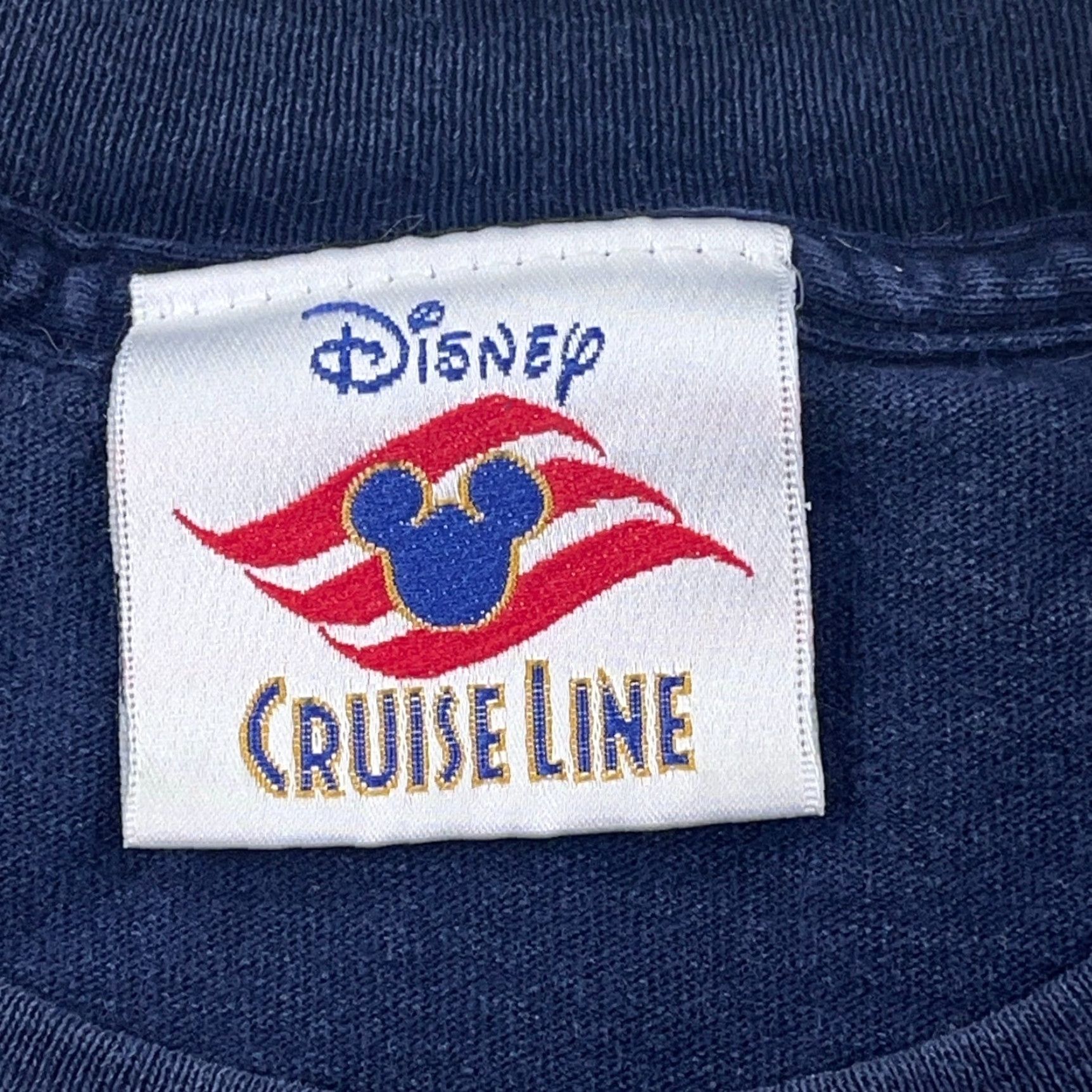 Disney Vintage Disney Cruise Line Shirt Men XL Blue Tee Mickey Faded Grunge Ship Cartoon Retro 90s Mens Disney Shirt XL Blue Size US XL / EU 56 / 4 - 6 Thumbnail