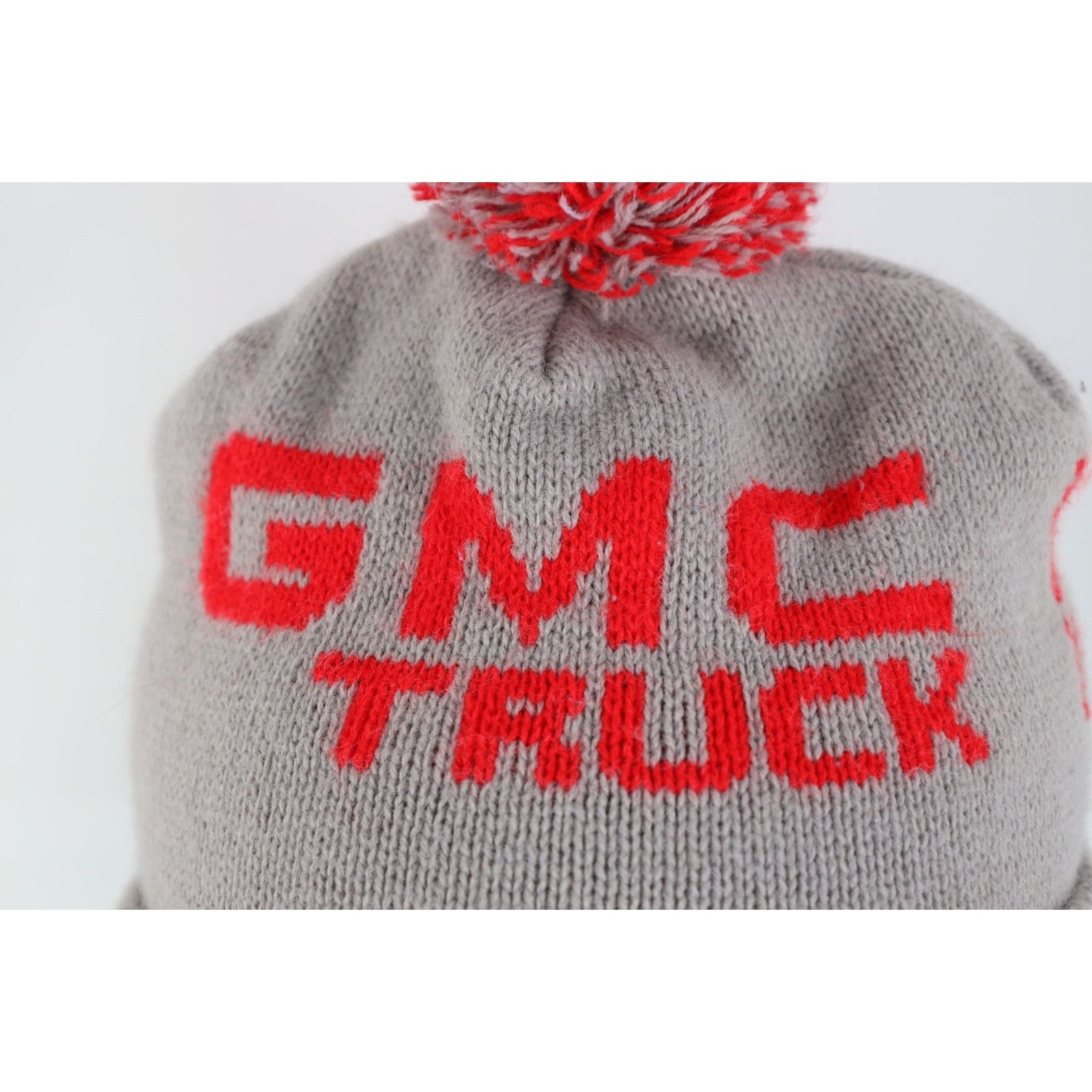Vintage Vintage 80s 90s General Motors GMC Trucks Knit Winter Beanie Size ONE SIZE - 2 Thumbnail