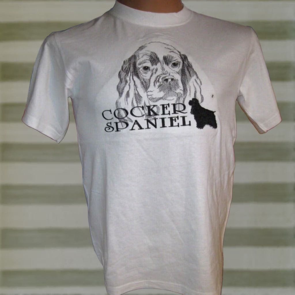 Vintage GR8 Dogs T Shirt Adult Small COCKER SPANIEL Dog Lovers Men's Women CUTE PETS New Size S / US 4 / IT 40 - 1 Thumbnail