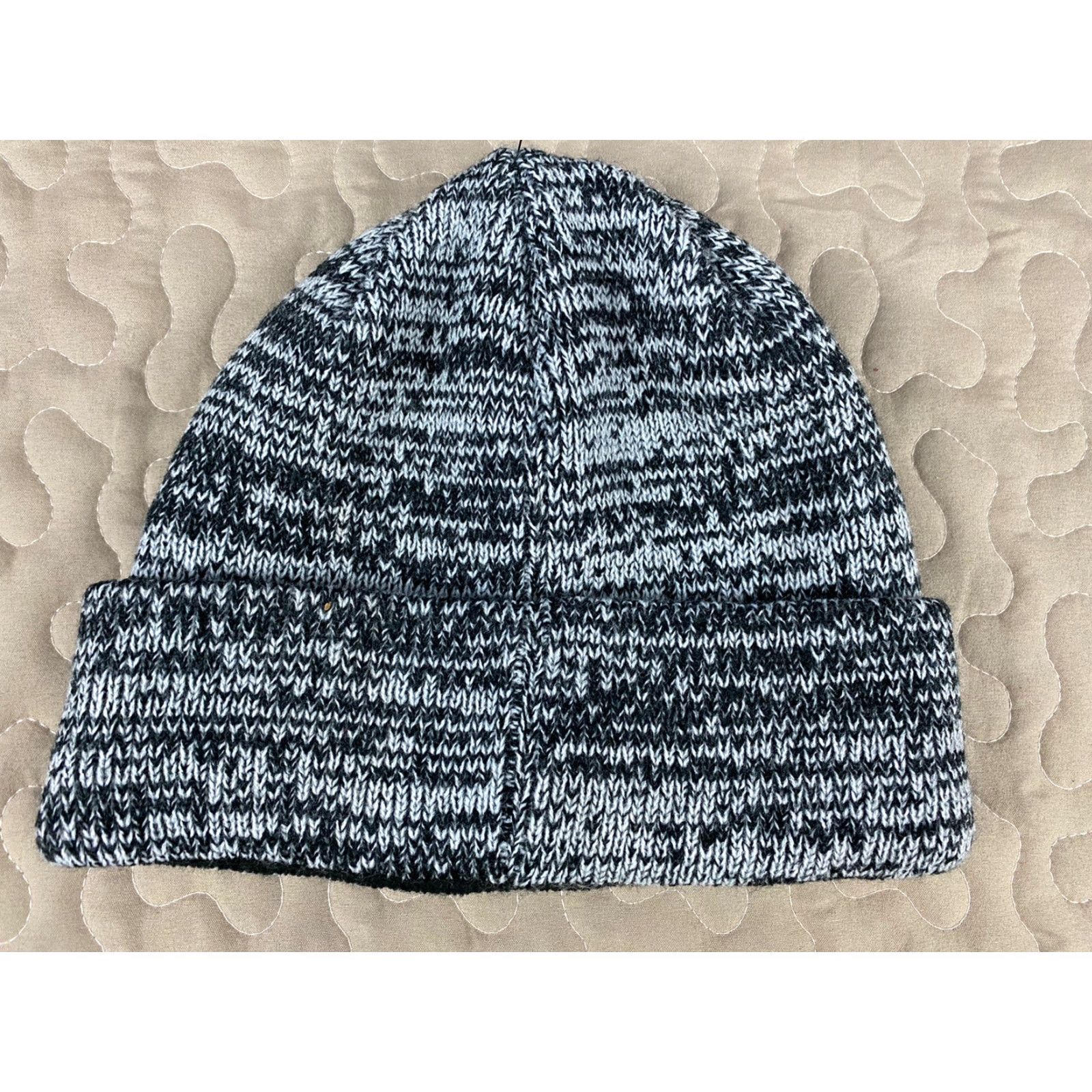 Adidas Adidas Original Trefoil Beanie Winter Cap Mixed Gray Hat One Size Mens Winter Beanie Size ONE SIZE - 2 Thumbnail