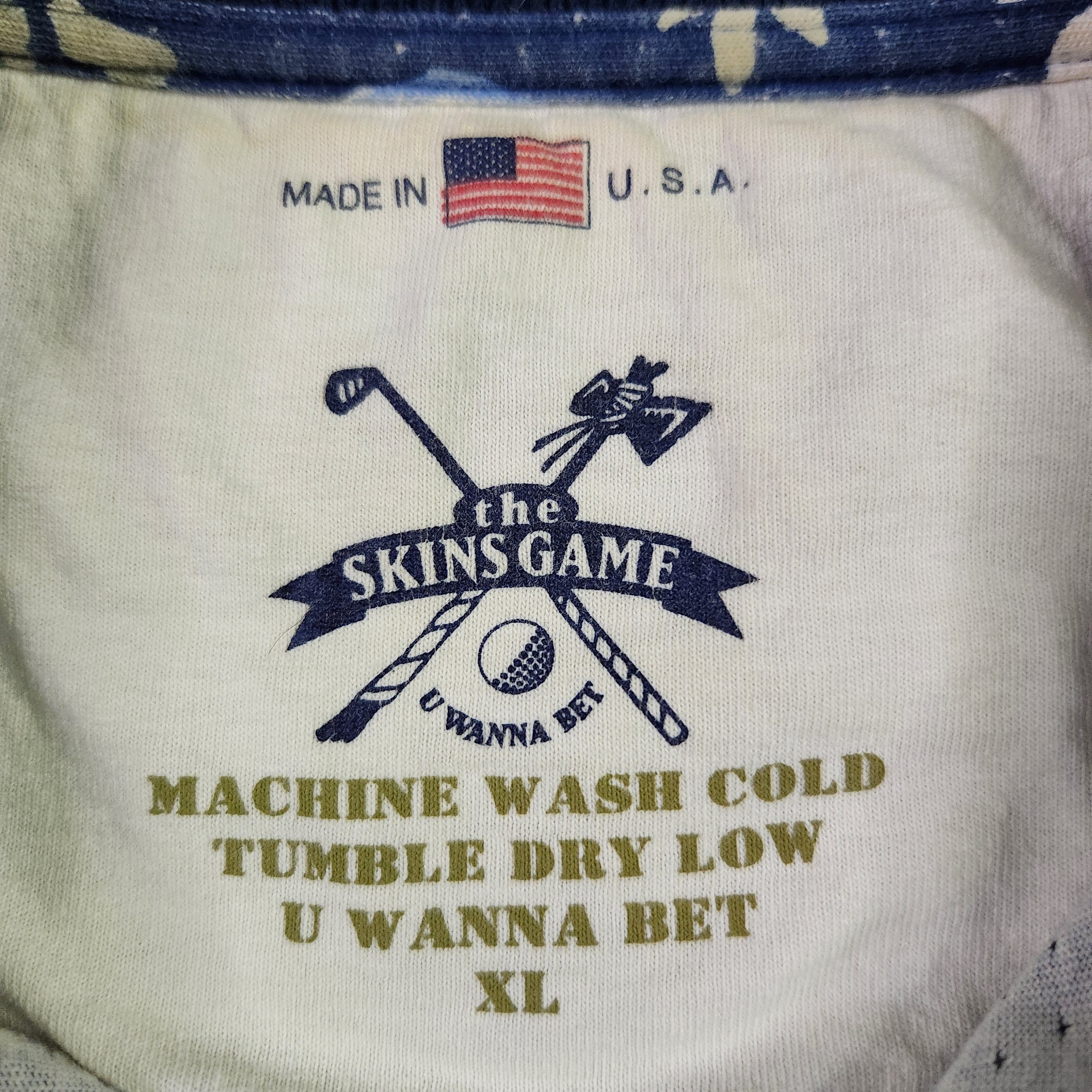 Vintage VINTAGE The Skins Game Hawaiian Golf Polo Shirt XL Floral Size US XL / EU 56 / 4 - 9 Thumbnail