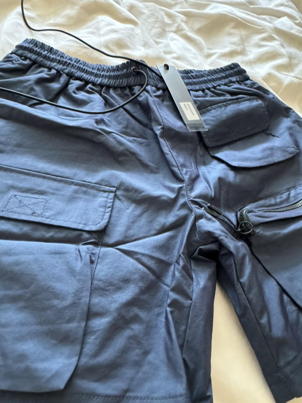 Richie Le Collection Iridescent Utility Shorts - BLUE Size US 30 / EU 46 - 4 Thumbnail