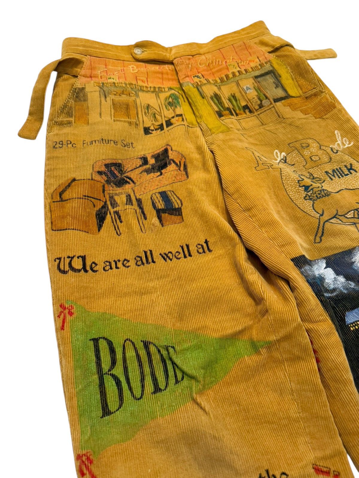 Bode 1/1 Special Order Senior Cord Trouser Pant Size US 32 / EU 48 - 6 Thumbnail