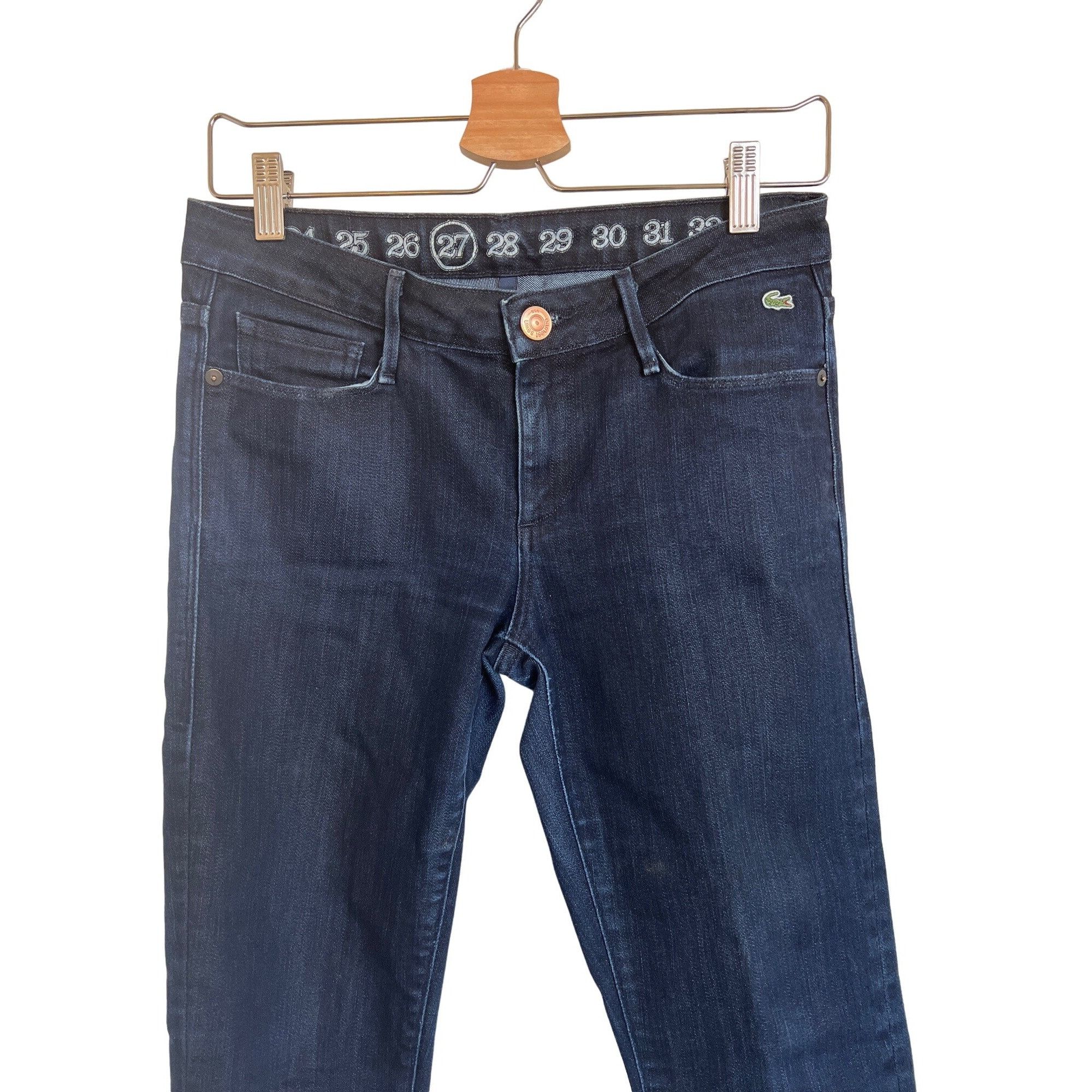 Lacoste Lacoste Dark Blue Skinny Jeans Size 27" / US 4 / IT 40 - 2 Thumbnail