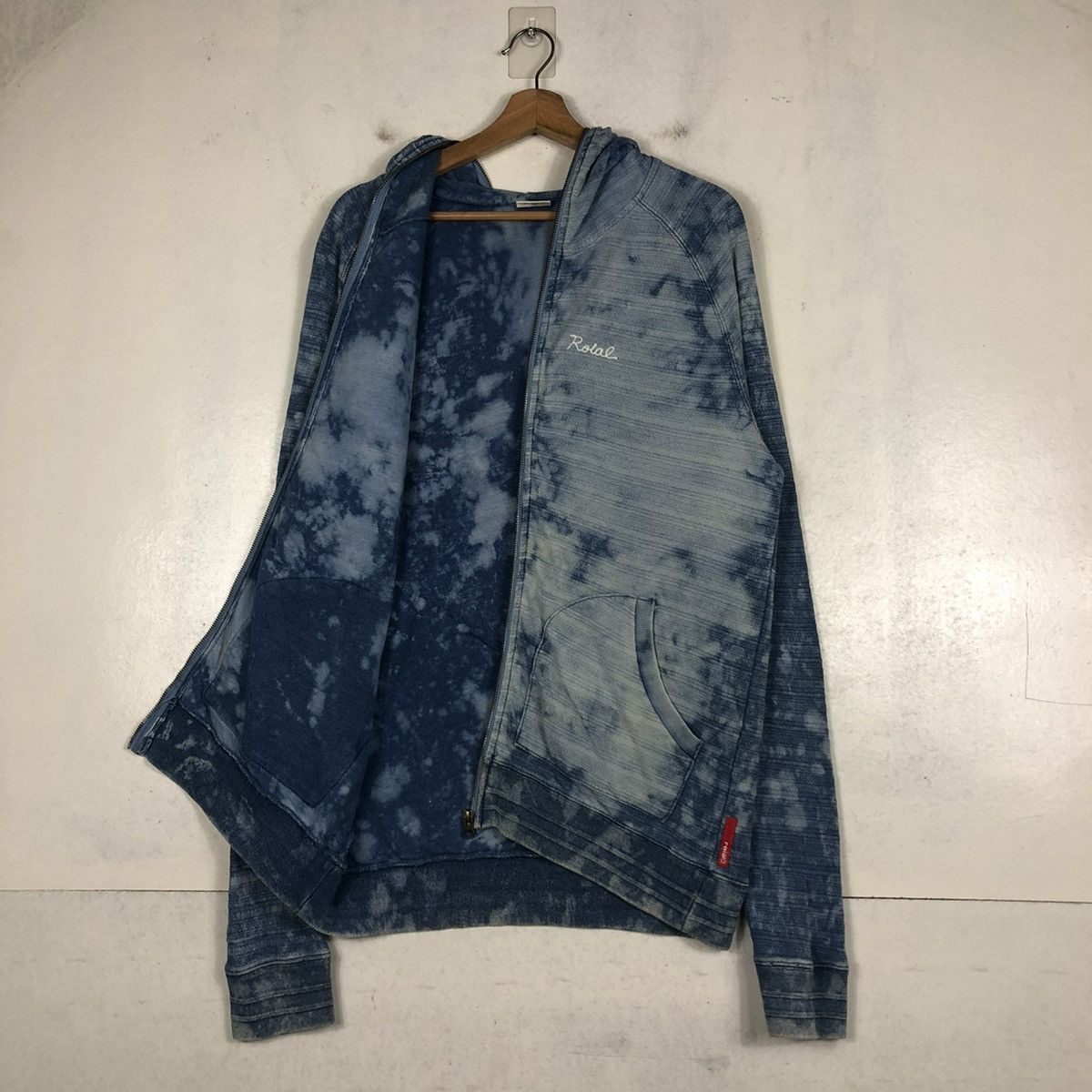 Japanese Brand 📌ACID WASH BIKER ZIPPER JACKET ROIAL CALIFORNIA Size US M / EU 48-50 / 2 - 13 Thumbnail