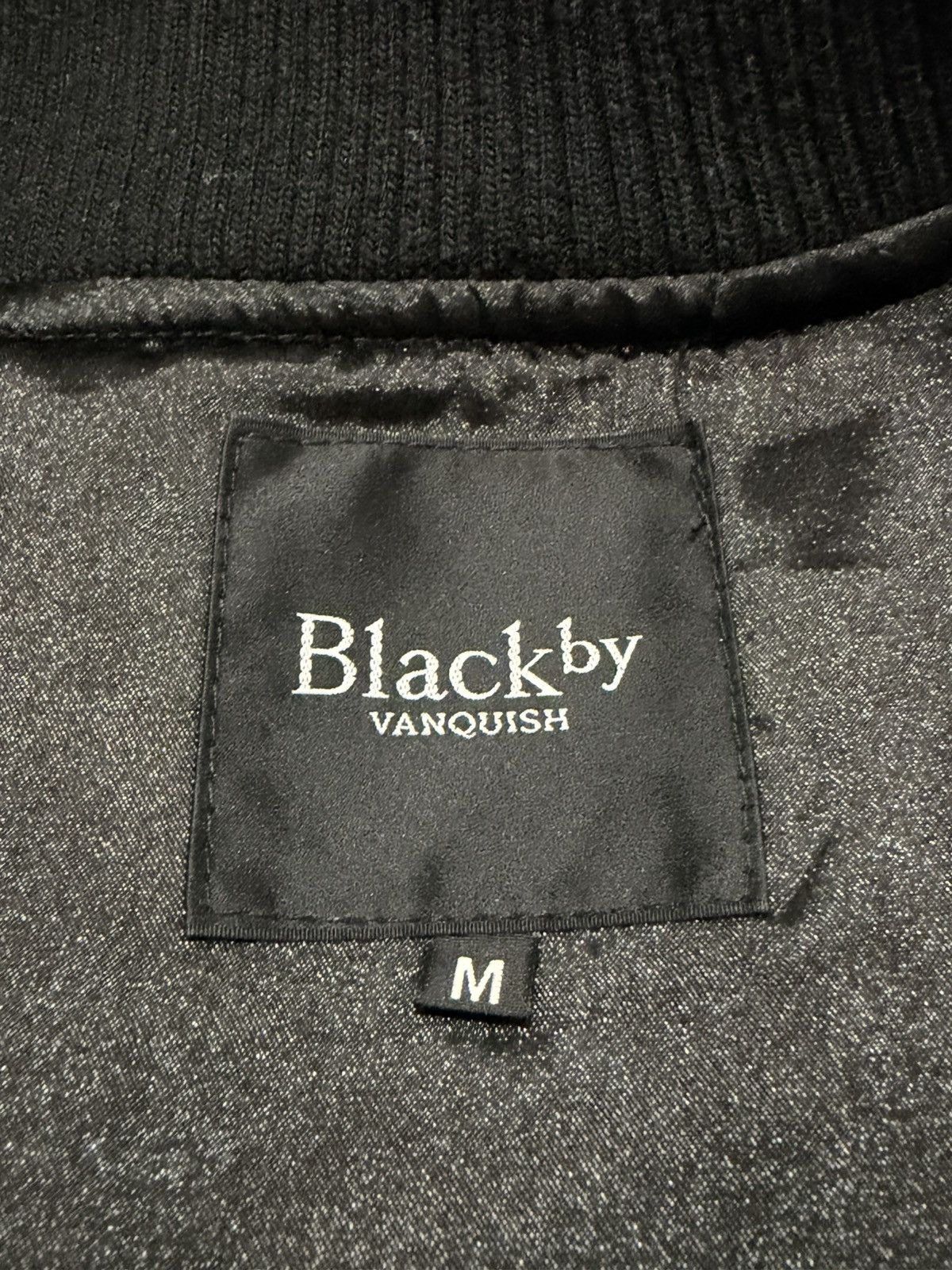 Vanquish Black by Vanquish Japan Embroidered Crane Bomber Jacket Size US M / EU 48-50 / 2 - 7 Thumbnail