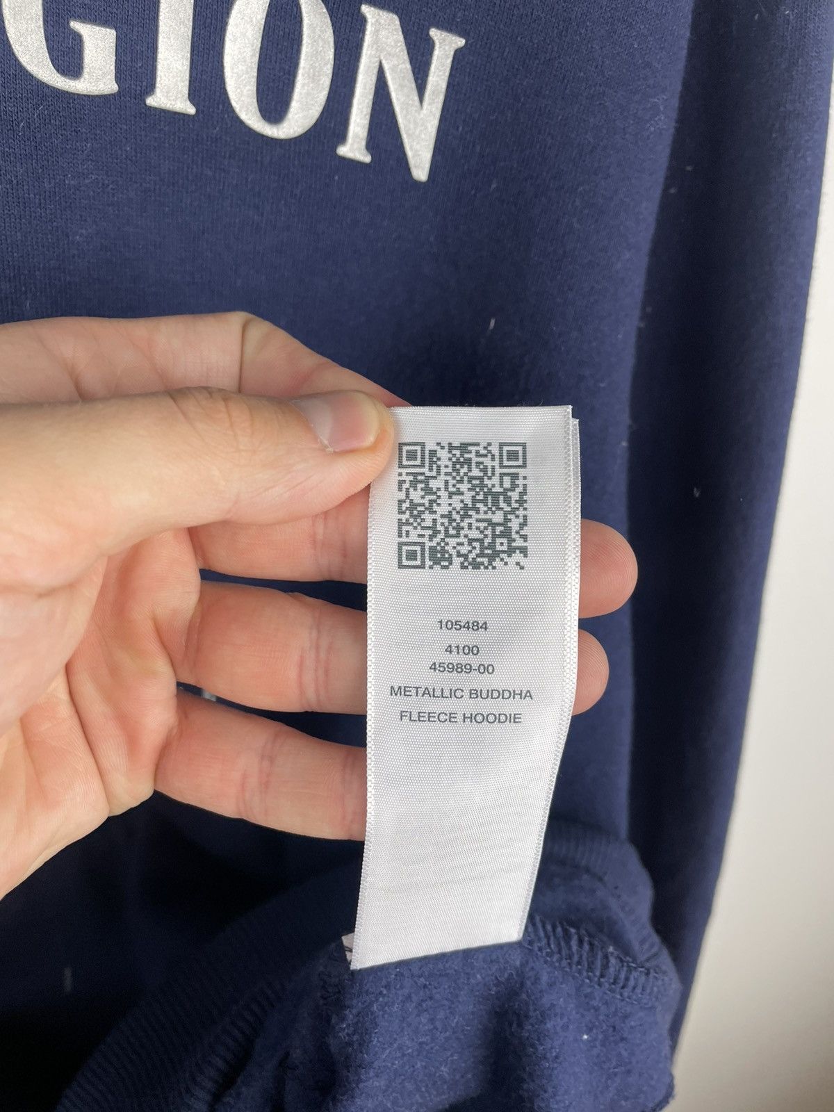 True Religion × Vintage True Religion Rare Streetwear Hoodie Big Logo Blue Size L Size US L / EU 52-54 / 3 - 6 Thumbnail