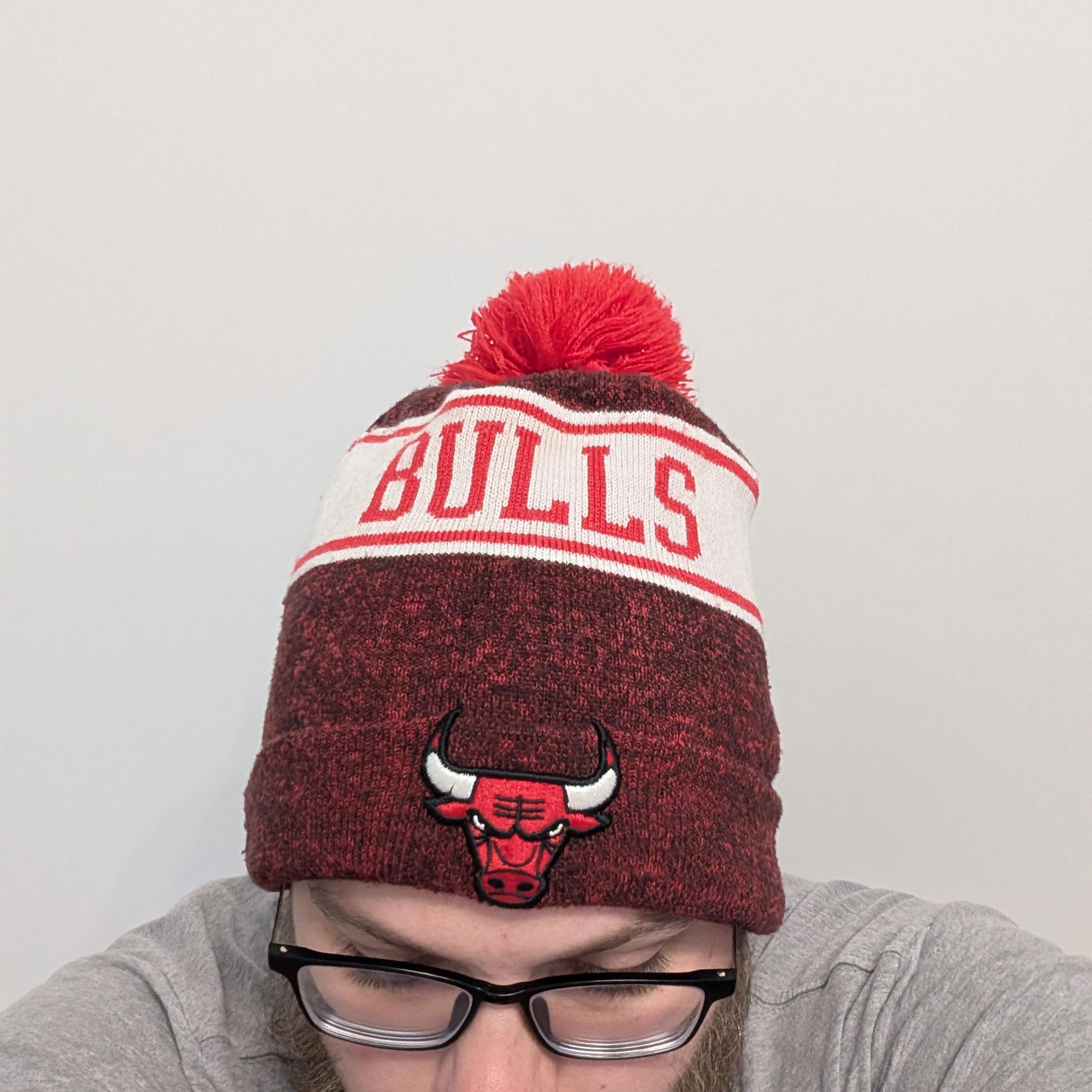 New Era New Era Chicago Bulls Beanie Hat One Hardwood NBA Tuke Pom Size ONE SIZE - 8 Thumbnail