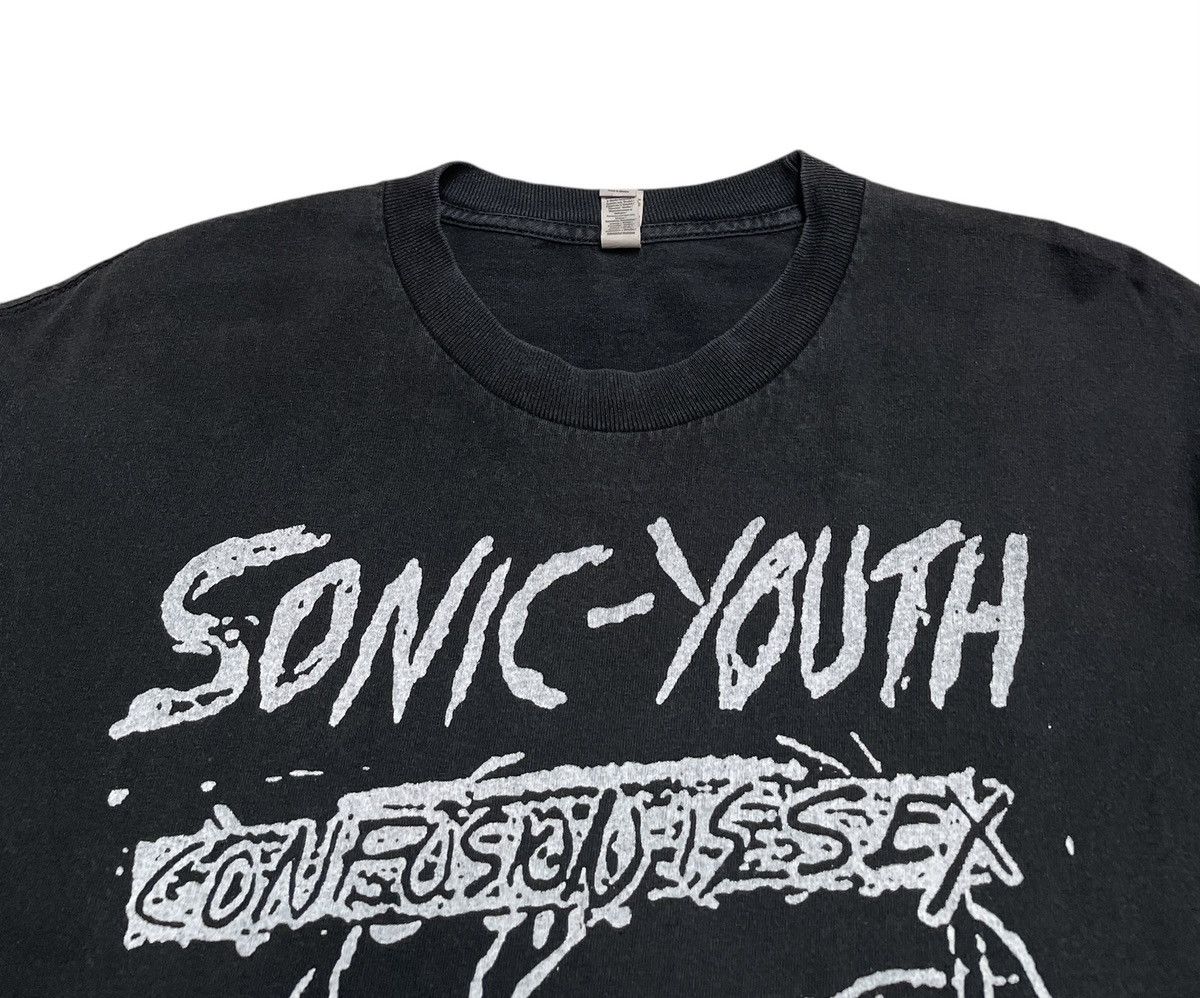 Band Tees × Vintage Vintage Y2K Band Sonic Youth Confusion Is Sex T-shirt 2000s Size US L / EU 52-54 / 3 - 3 Thumbnail