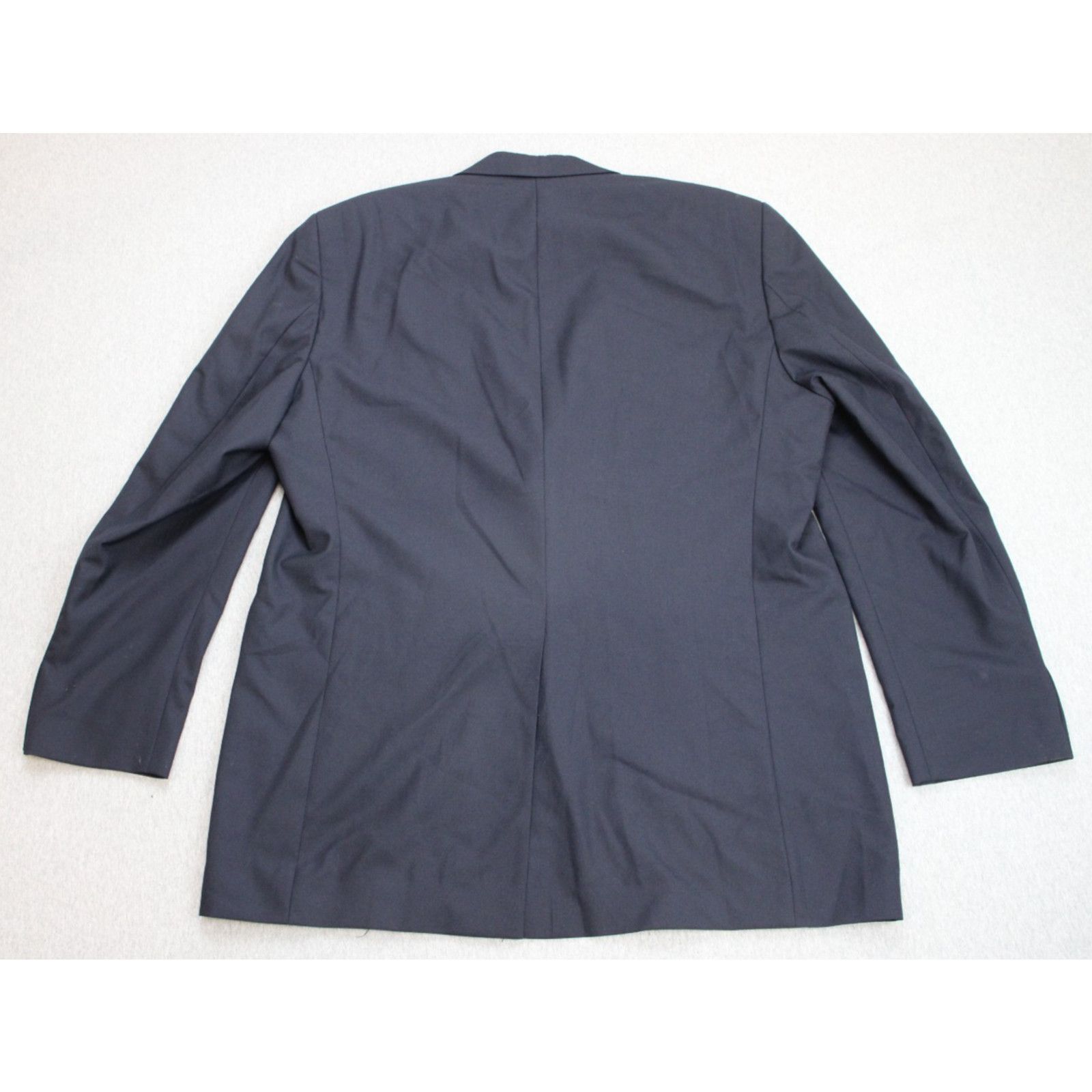 Chaps Chaps Ralph Lauren Blazer Mens 44L Navy Blue 100% Wool Size 44L - 3 Thumbnail