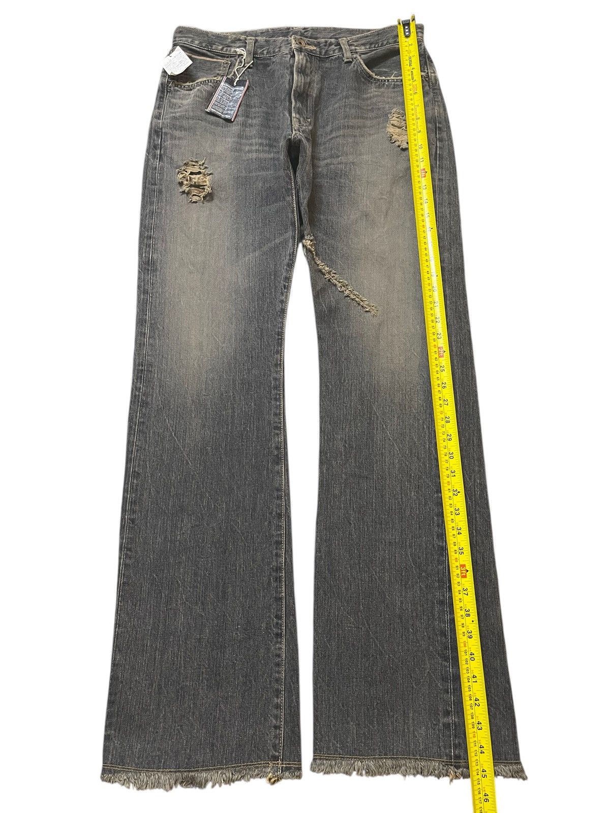 Edwin 💥Deadstock💥 BNWT Vintage Edwin 505 Selvedge Wide Leg Distres Size US 34 / EU 50 - 18 Thumbnail