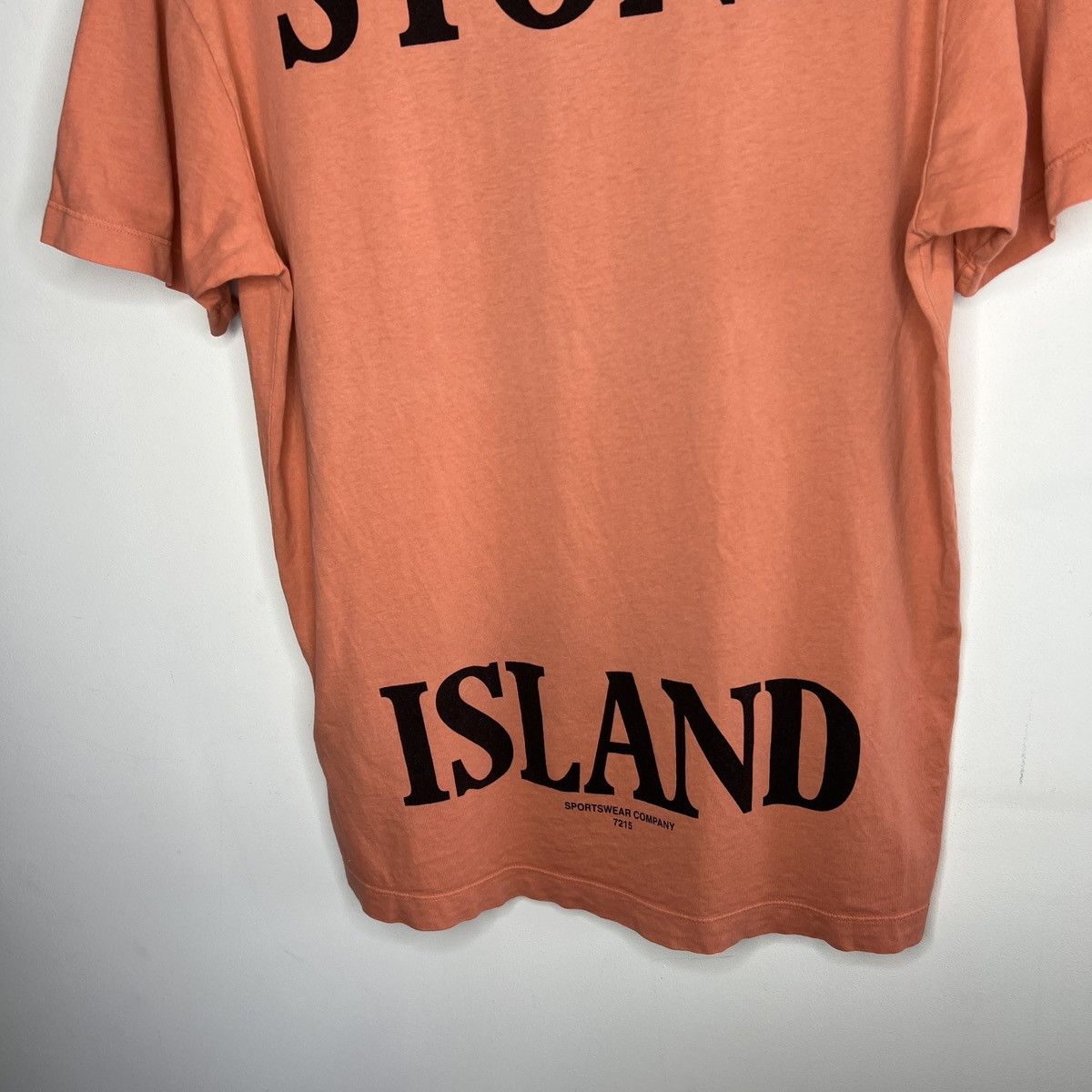 Stone Island Stone Island Tee Tshirt Big Spellout Logo Size US M / EU 48-50 / 2 - 9 Thumbnail