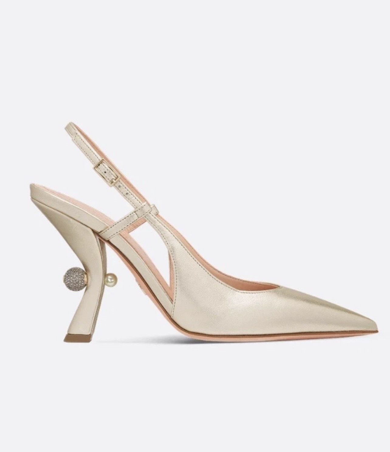 Dior Dior Tribales Metallic Leather Slingback Pump size 37 Size US 7 / IT 37 - 1 Thumbnail