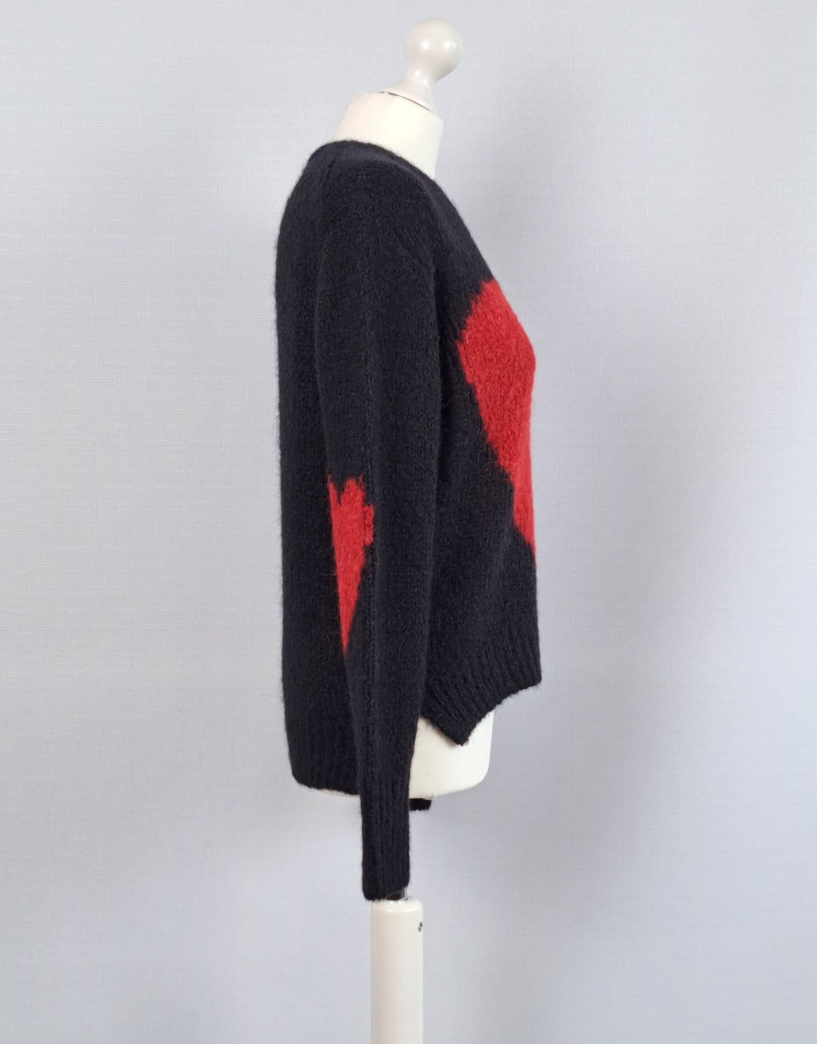 Allsaints AllSaints Luvheart crew neck wool/alpaca jumper. Size XS / US 0-2 / IT 36-38 - 4 Thumbnail
