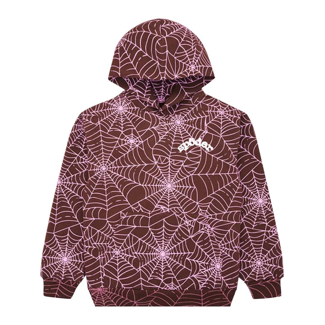 Sp5der All Over Print Hoodie 'Brown' Size US XL / EU 56 / 4 - 1 Thumbnail