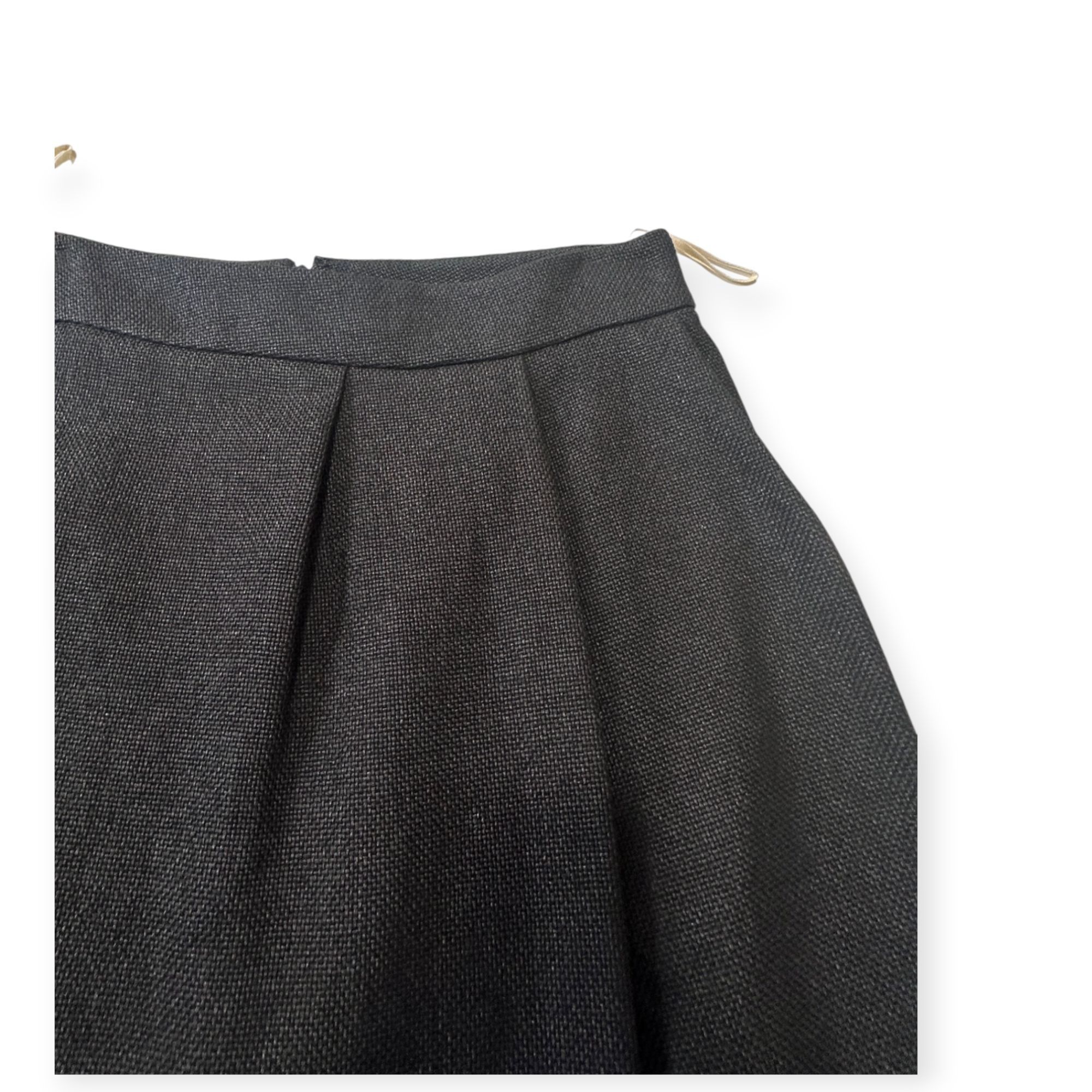 Marni Vintage Marni Textured Mini Skirt – Black/Navy, Made in Ital Size 30" / US 8 / IT 44 - 9 Thumbnail