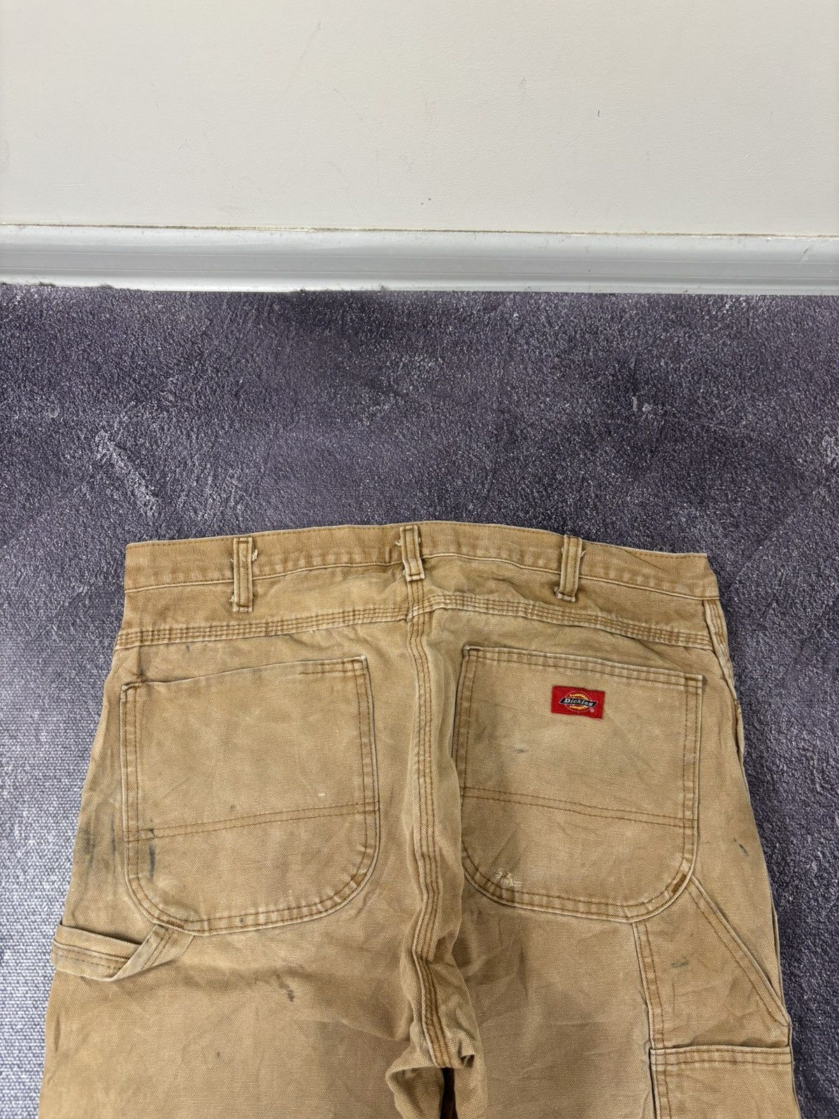 Dickies Vintage Dickies USA Work Carpenter Mustard Hype Baggy Pants Size US 36 / EU 52 - 7 Thumbnail
