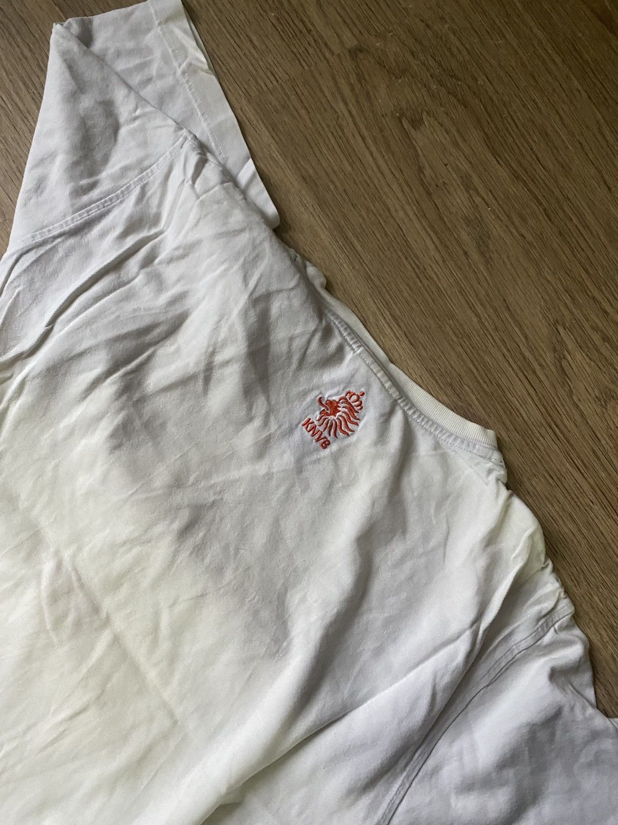 Nike × Vintage Vintage Nike KNVB orange centre logo Y2K Netherlands t shirt Size US L / EU 52-54 / 3 - 5 Thumbnail