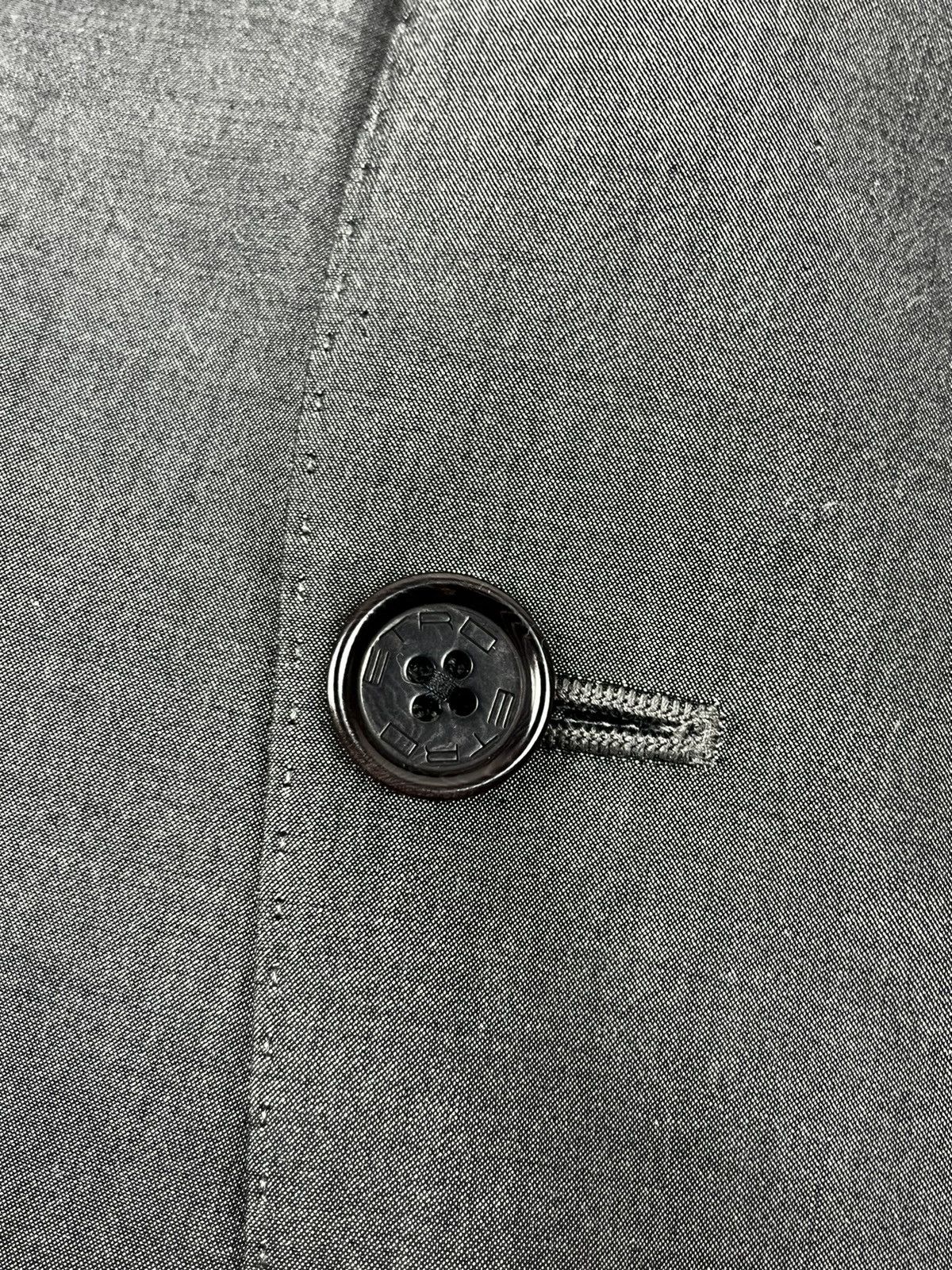 Etro Etro Milano Grey Cotton Two Buttons Blazer Jacket 48 size Size 44R - 8 Thumbnail