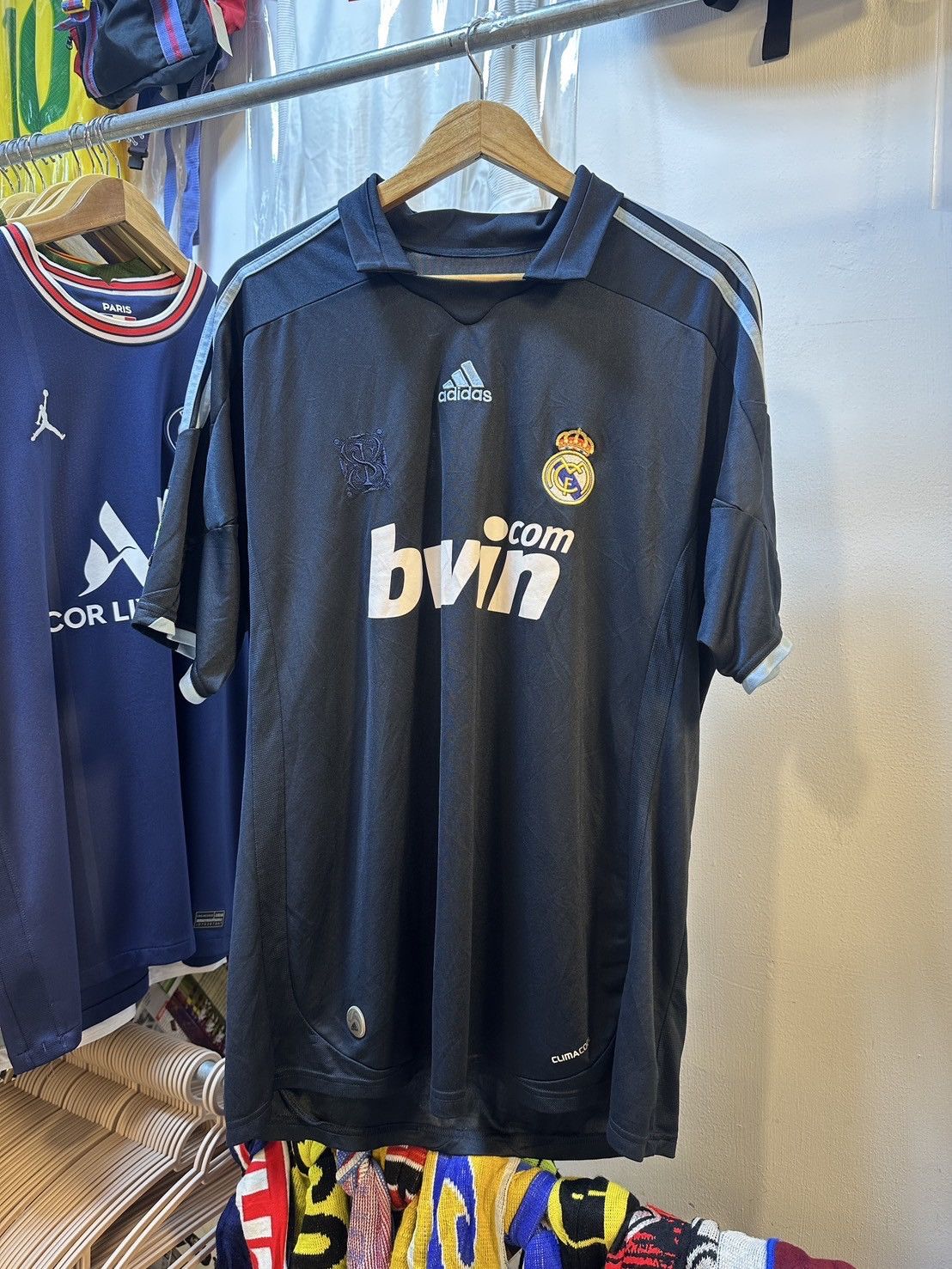 Adidas 2009-2010 Real Madrid Away Kit CR7 Size US XL / EU 56 / 4 - 2 Thumbnail