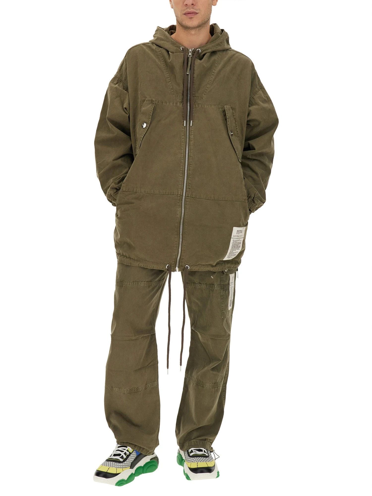 Moschino o1y0225 Cargo Pant in Khaki Size US 32 / EU 48 - 3 Thumbnail